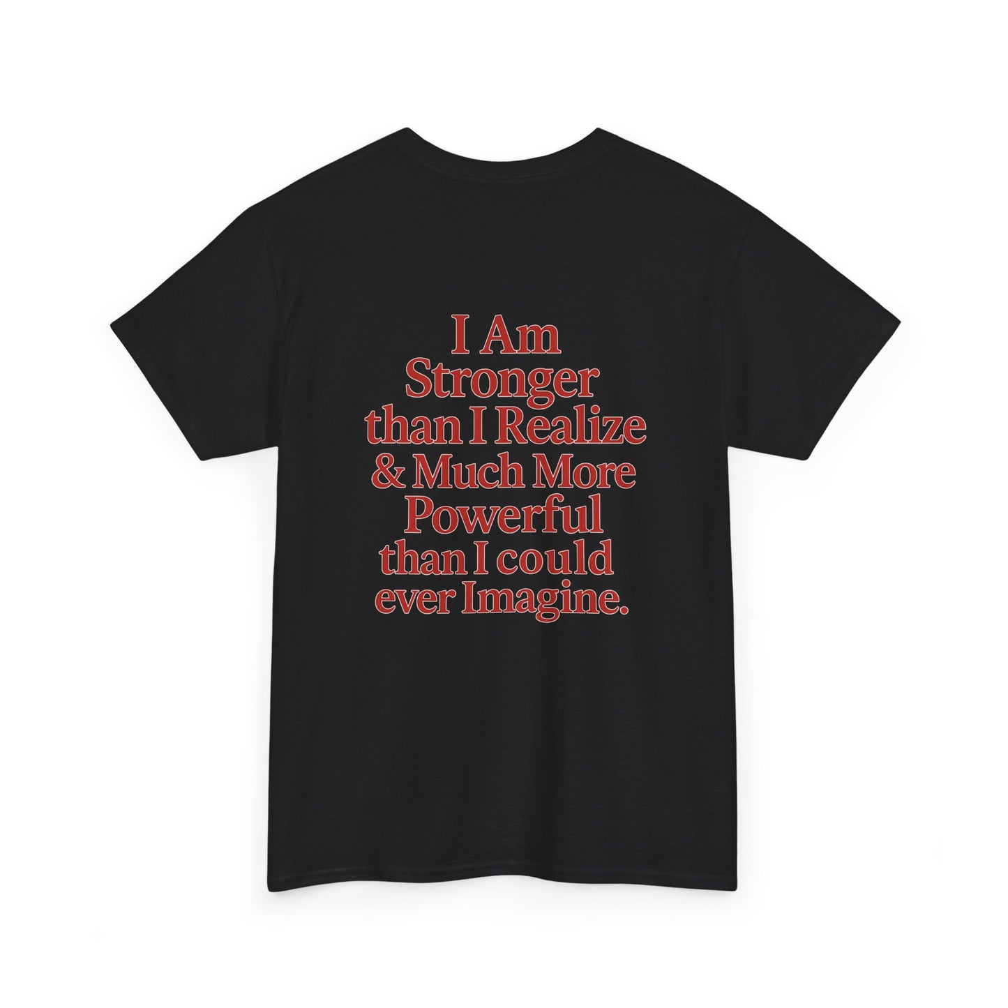 Inspirational Unisex Heavy Cotton Tee – "Let Love Grow" & Strength Quotes