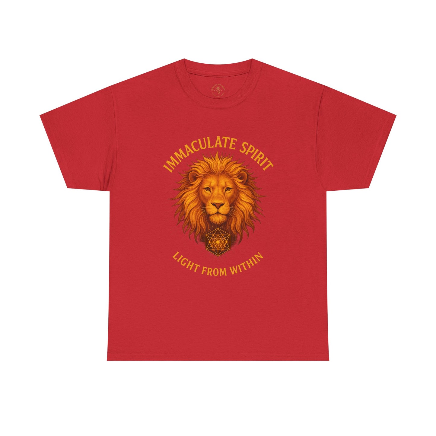 🦁 “No Fear” Tee – Immaculate Spirit Collection