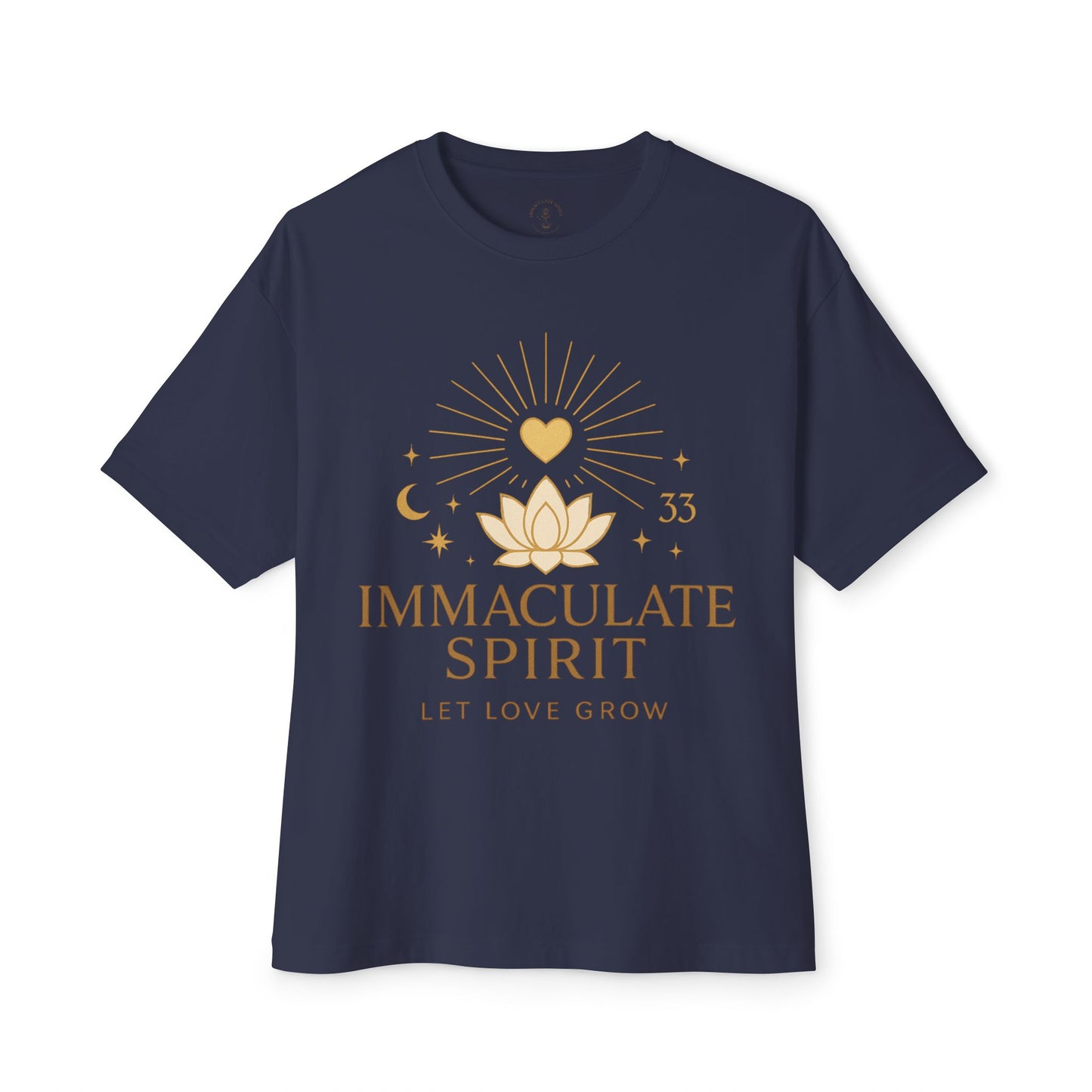 🌸 “Let Love Grow” Tee – Immaculate Spirit Collection