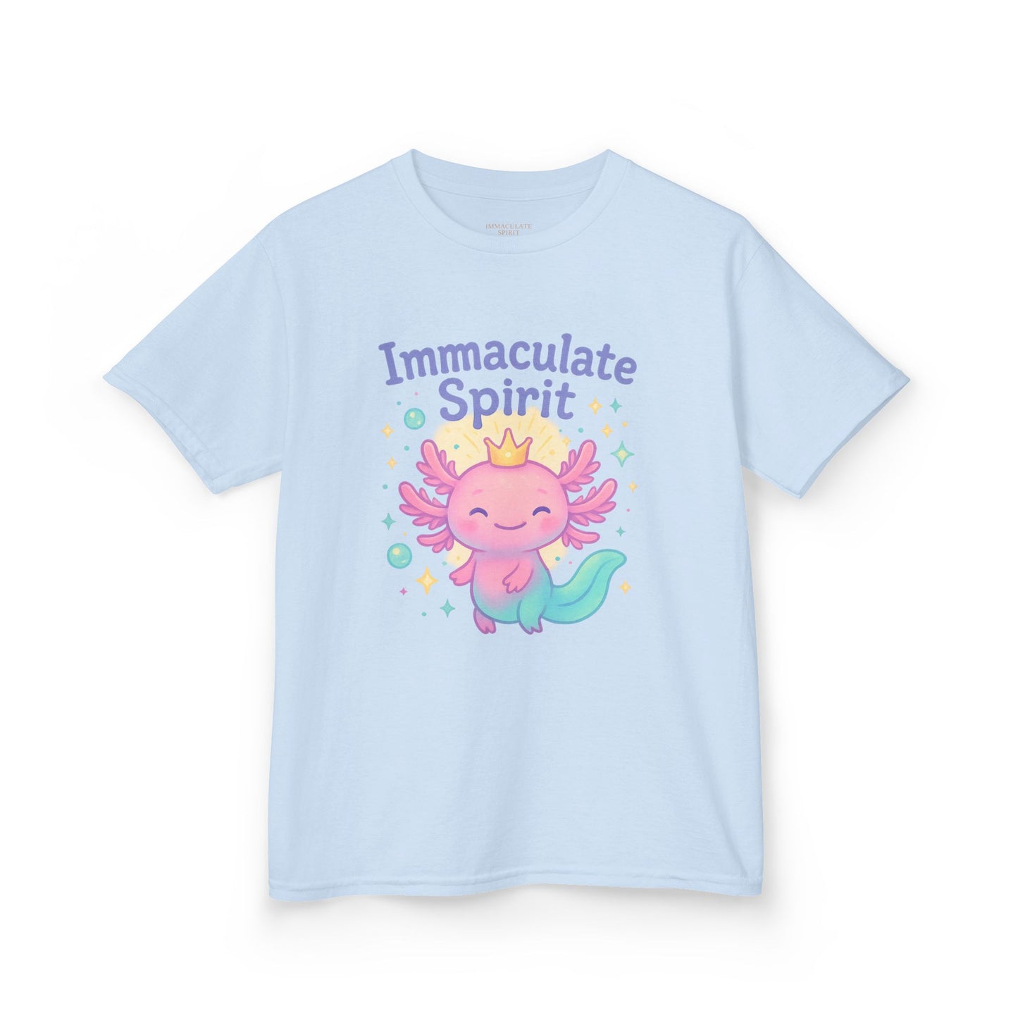 👑 “Crowned with Light” Kids Tee – Immaculate Spirit Collection
