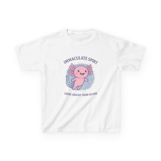 🌟 “Shine Bright” Kids Tee – Immaculate Spirit Collection