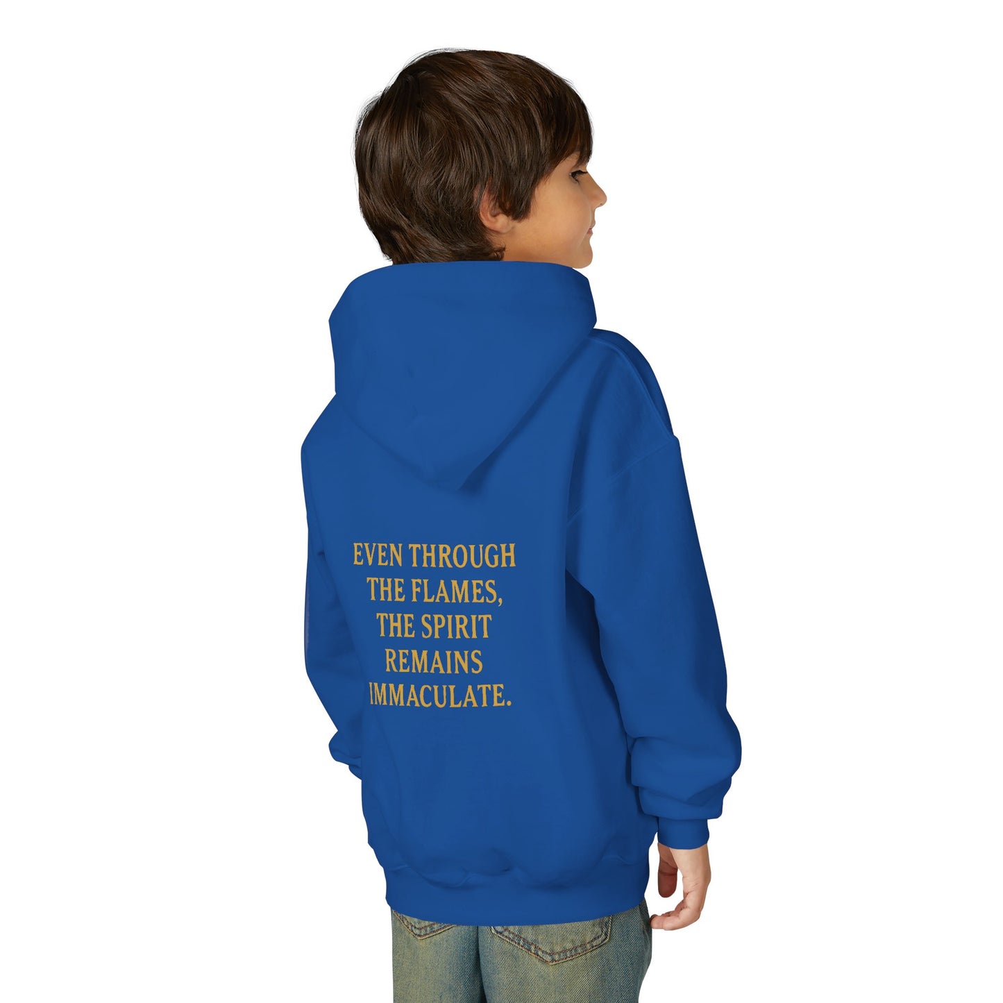 Immaculate Spirit Youth Hoodie - Cozy Hooded Sweatshirt for Kids