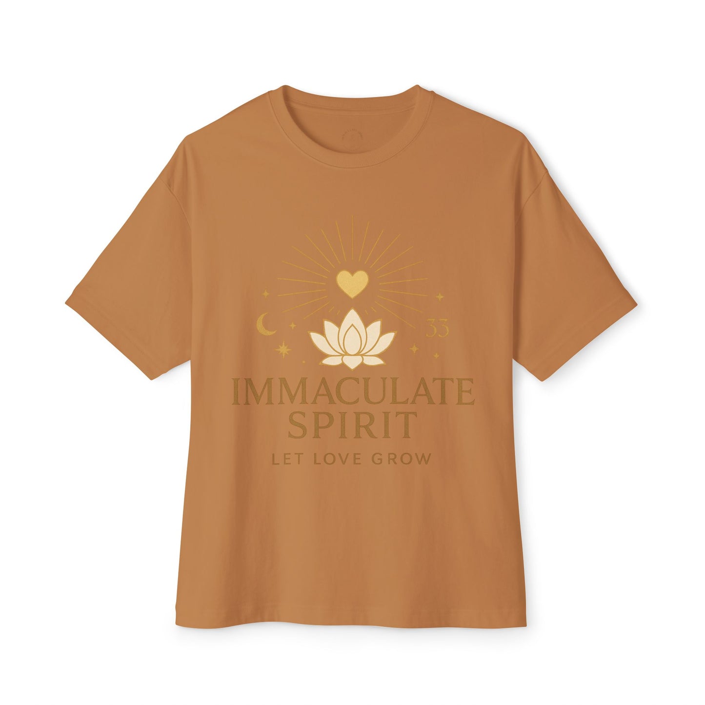 🌸 “Let Love Grow” Tee – Immaculate Spirit Collection
