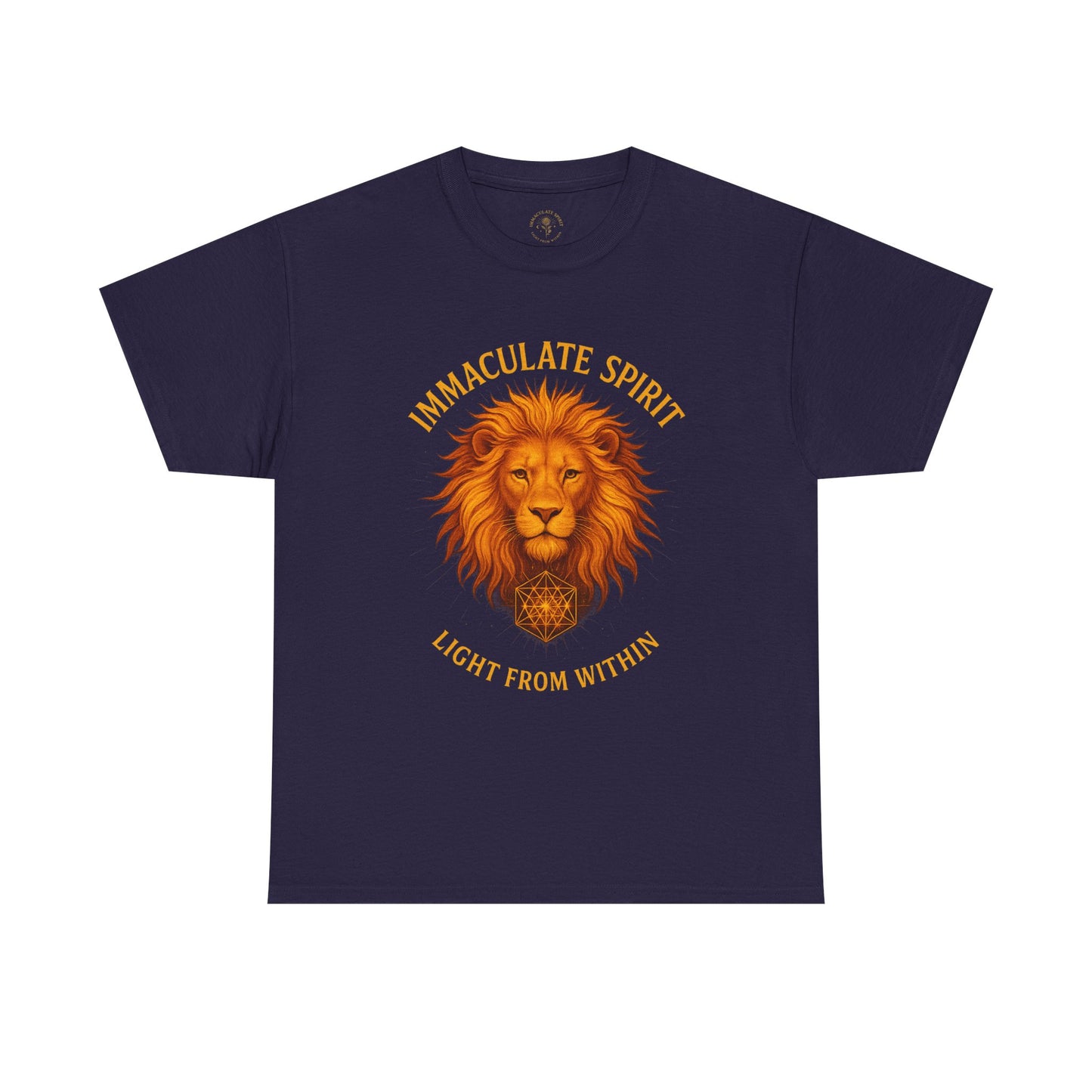 🦁 “No Fear” Tee – Immaculate Spirit Collection