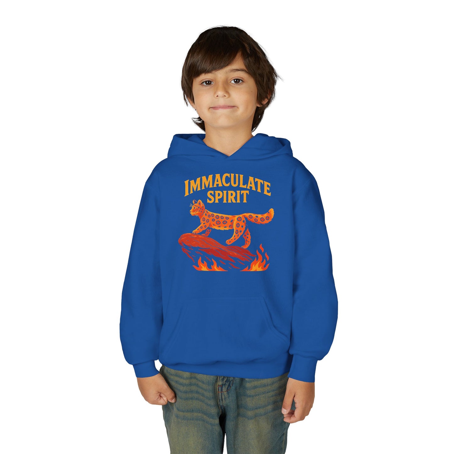 Immaculate Spirit Youth Hoodie - Cozy Hooded Sweatshirt for Kids