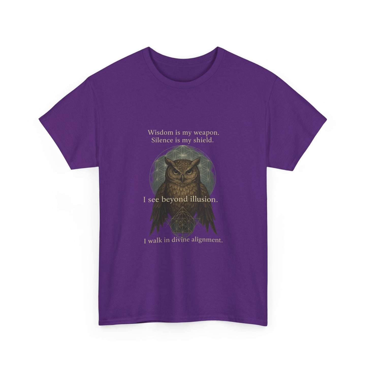 I Divine Alignment — Wisdom Tee 🦉