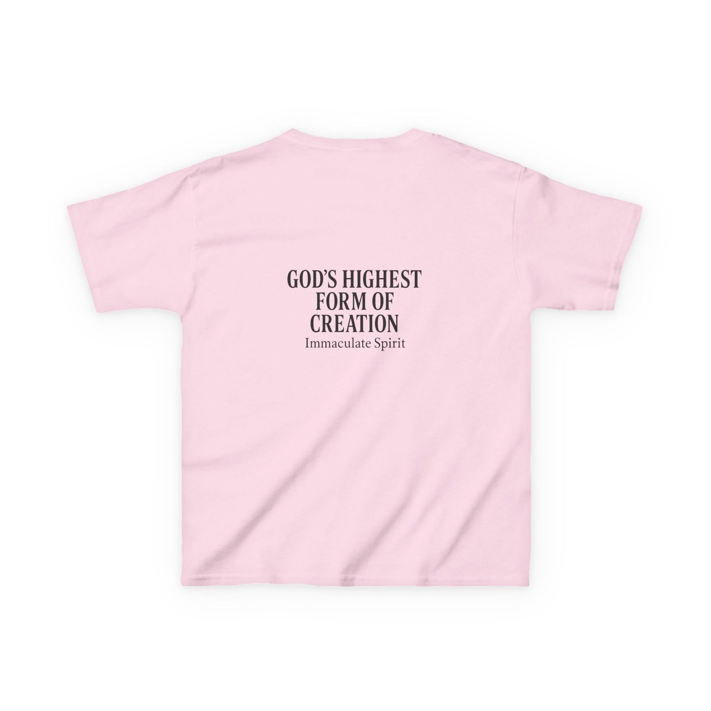 Rose Design Kids Heavy Cotton Tee