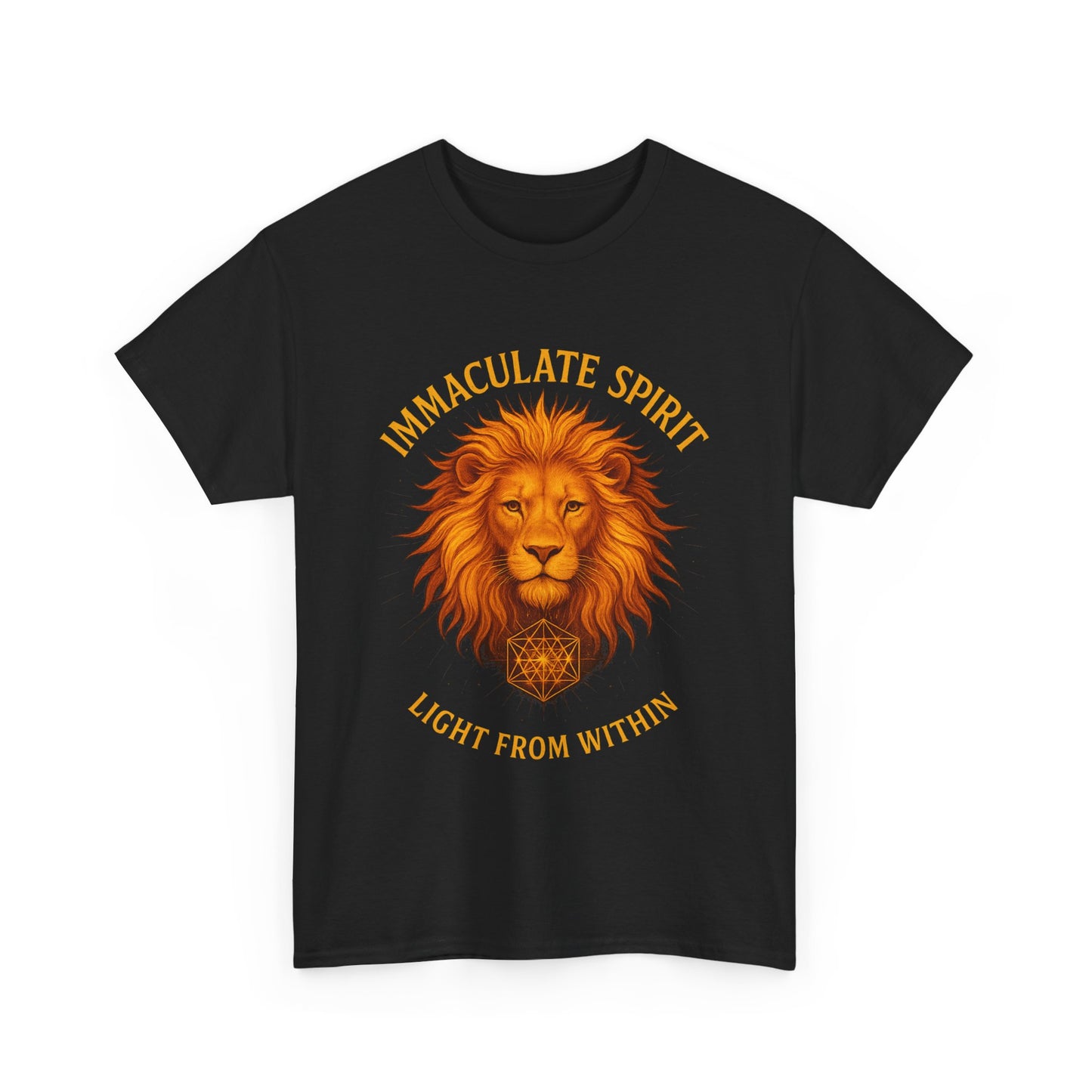 🦁 “No Fear” Tee – Immaculate Spirit Collection