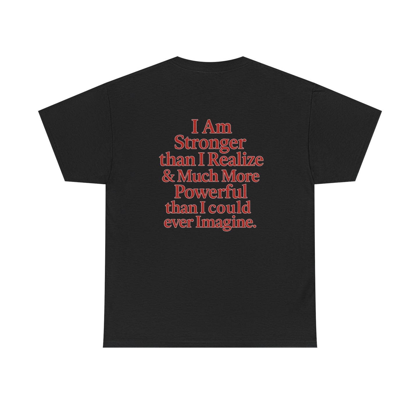 Inspirational Unisex Heavy Cotton Tee – "Let Love Grow" & Strength Quotes