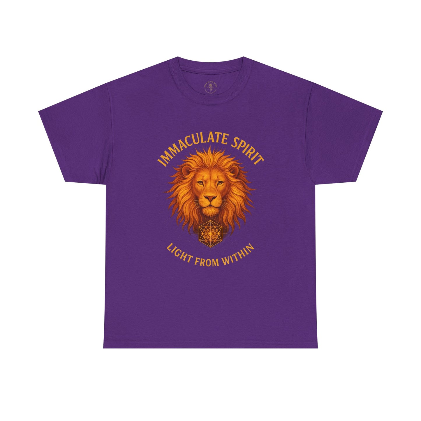 🦁 “No Fear” Tee – Immaculate Spirit Collection