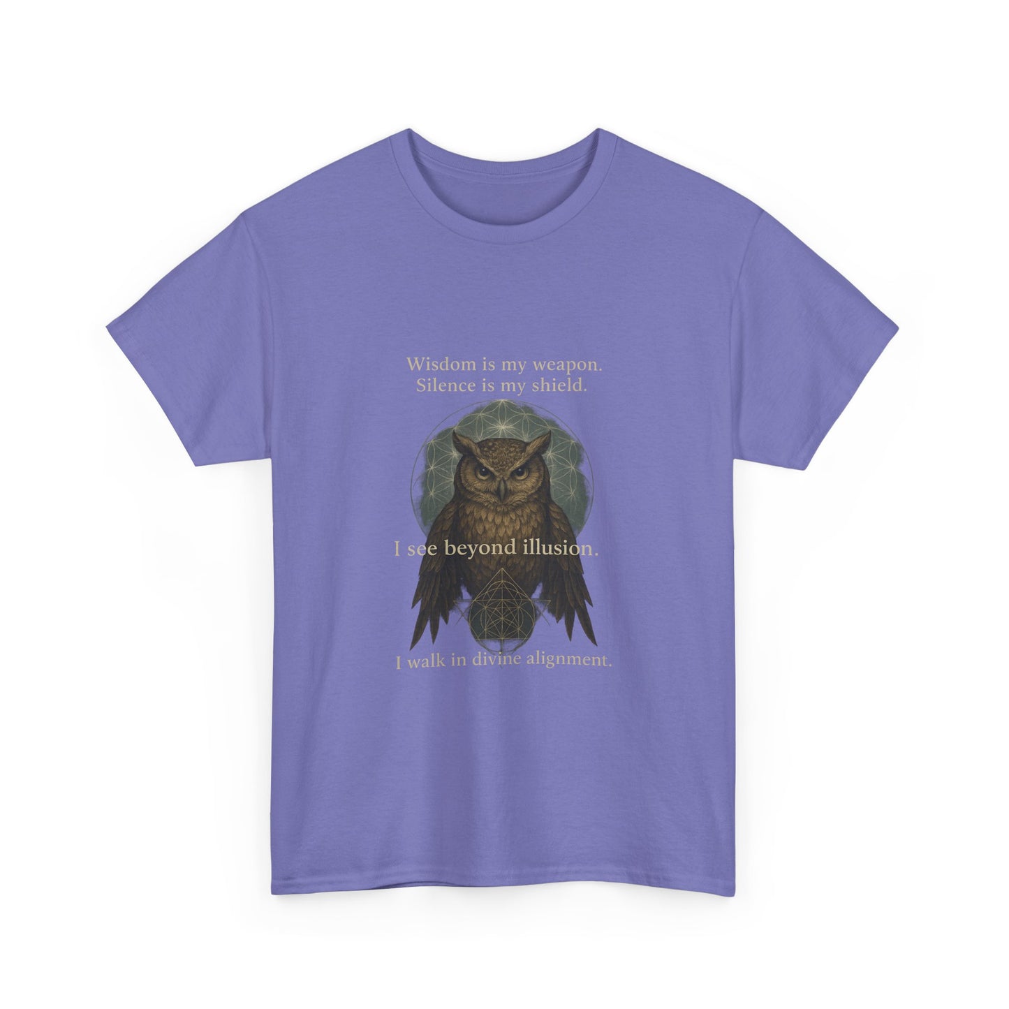 I Divine Alignment — Wisdom Tee 🦉
