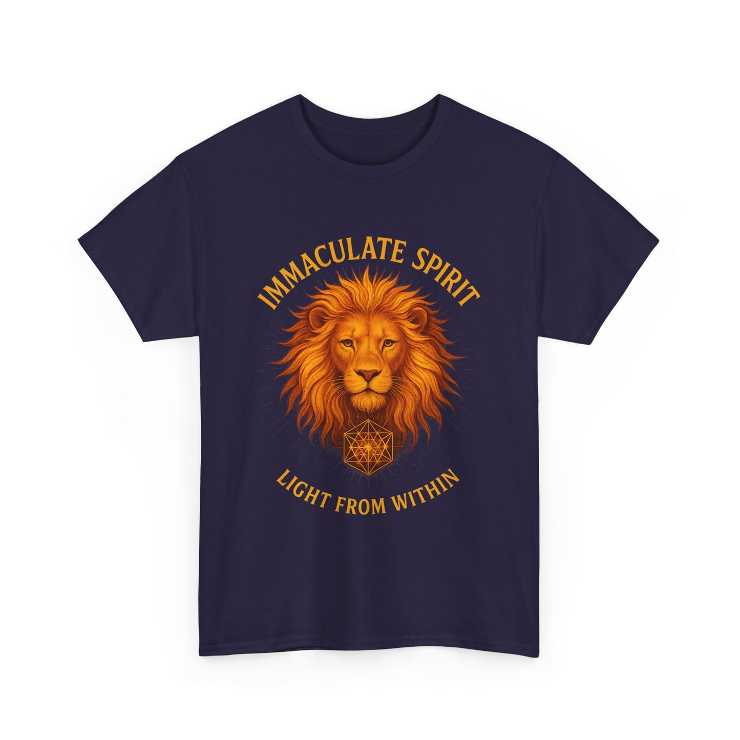 🦁 “No Fear” Tee – Immaculate Spirit Collection