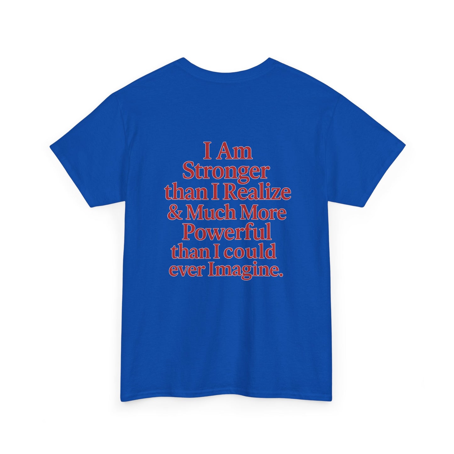 Inspirational Unisex Heavy Cotton Tee – "Let Love Grow" & Strength Quotes