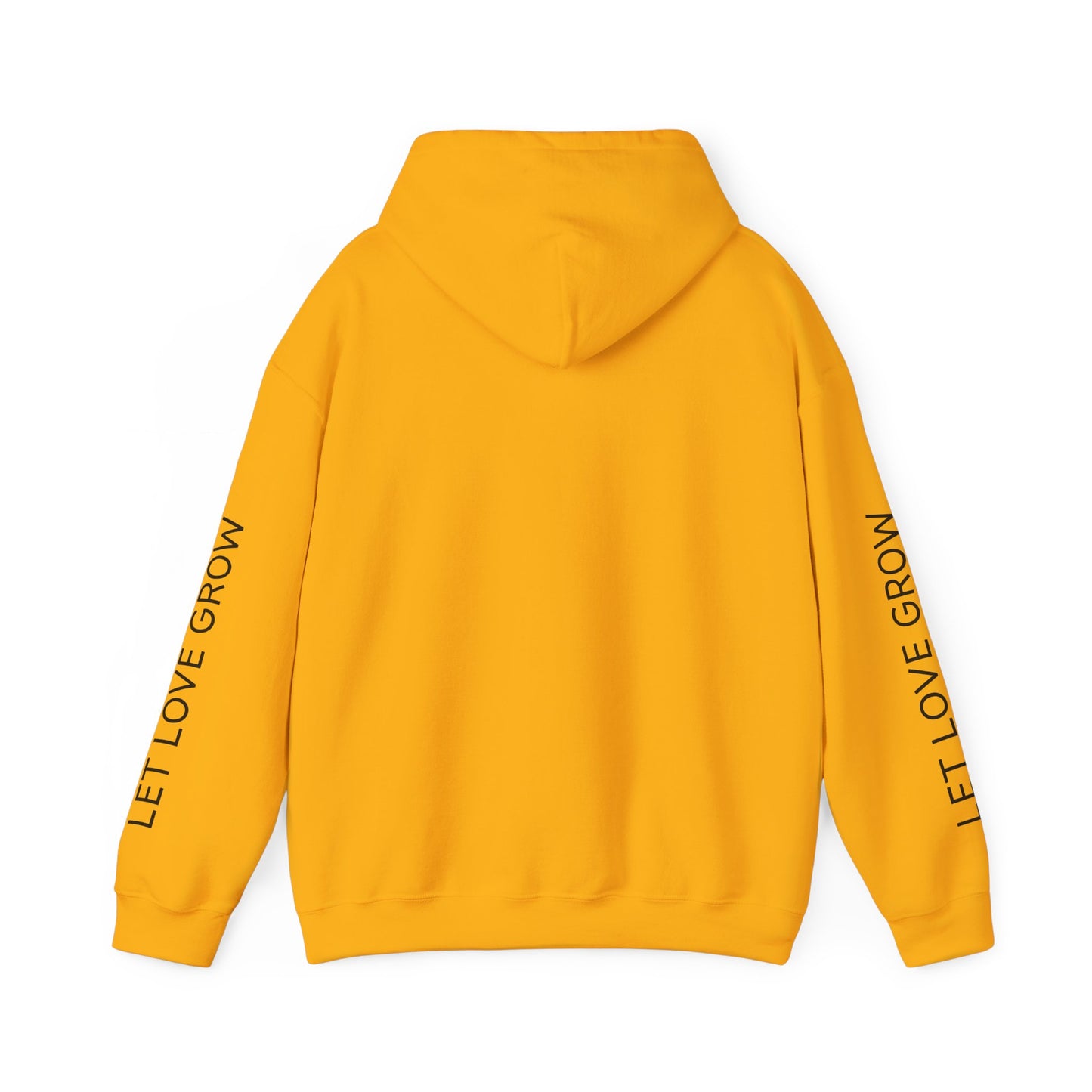 Inspirational Hooded Sweatshirt - Let Love Grow