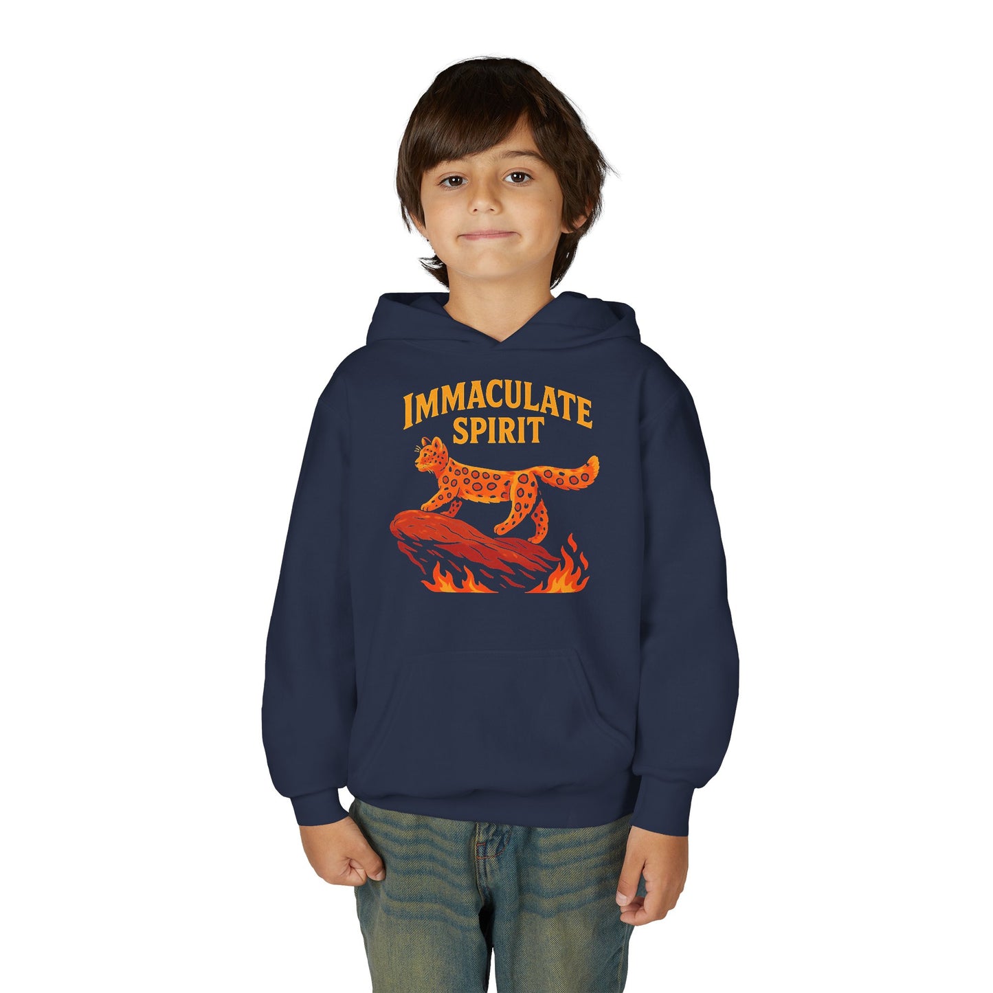 Immaculate Spirit Youth Hoodie - Cozy Hooded Sweatshirt for Kids