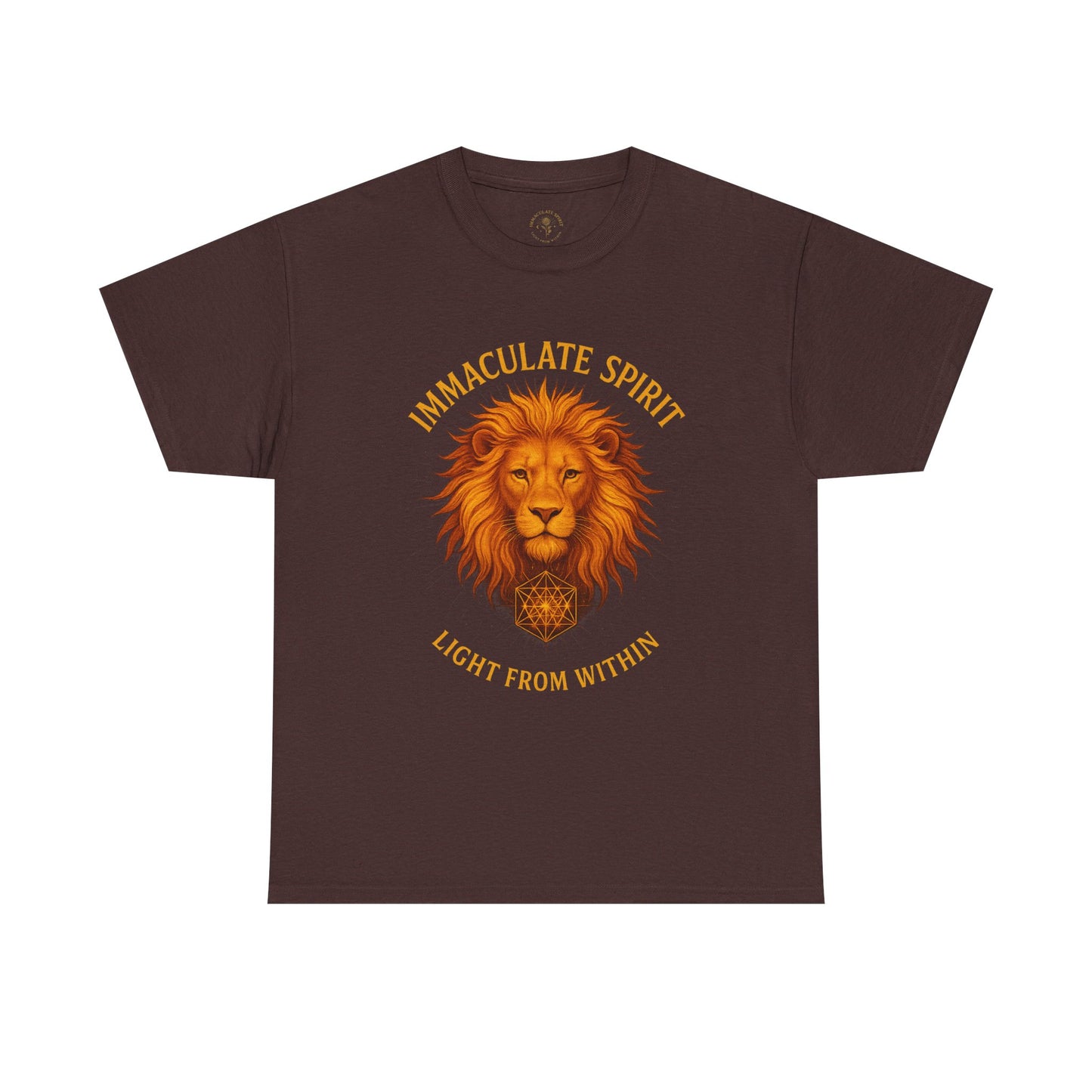 🦁 “No Fear” Tee – Immaculate Spirit Collection
