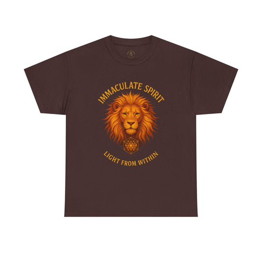 🦁 “No Fear” Tee – Immaculate Spirit Collection