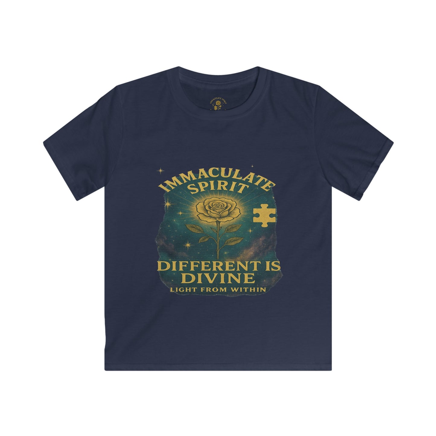 Kids Inspirational Tee - "Different is Divine" & "More Than I Appear"
