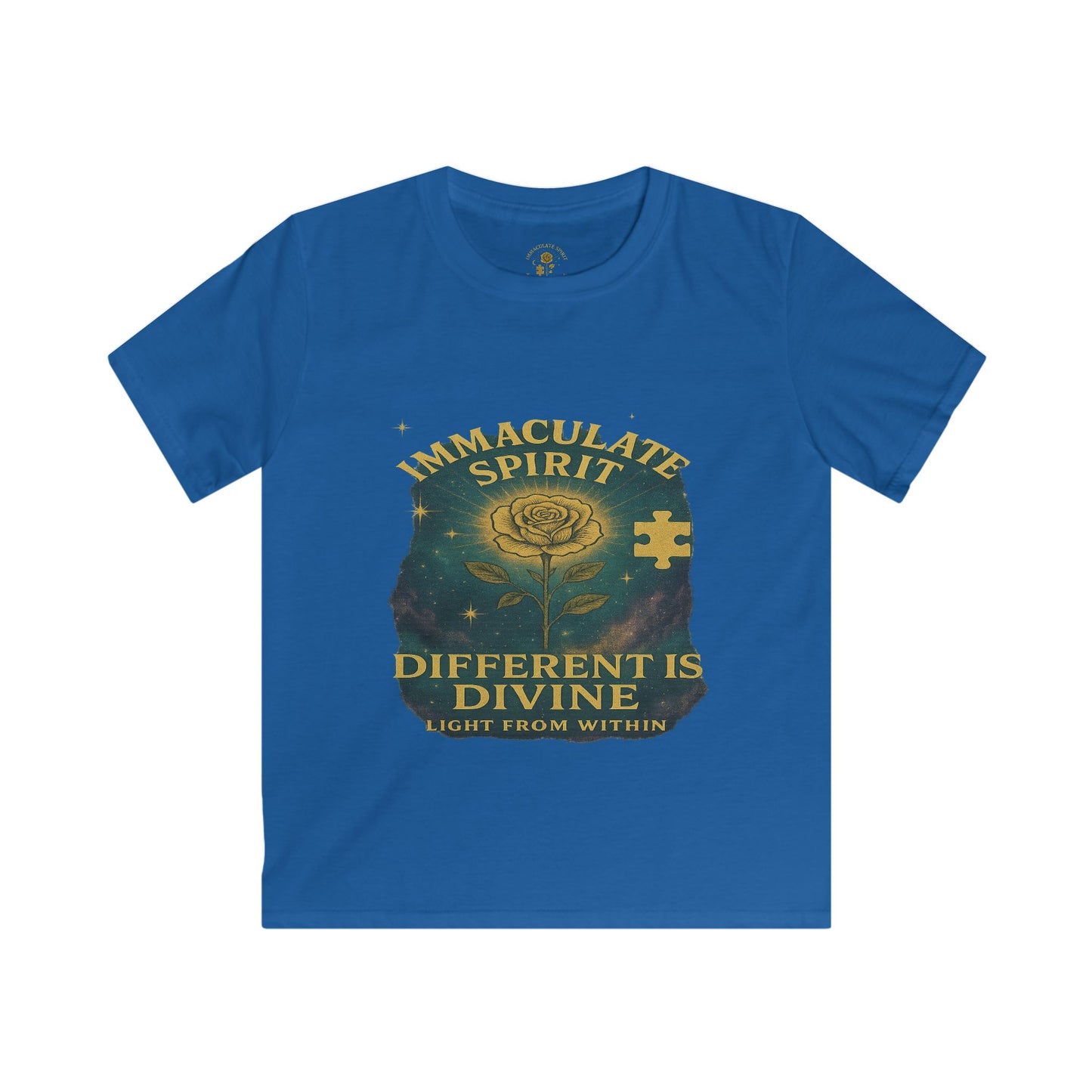Kids Inspirational Tee - "Different is Divine" & "More Than I Appear"