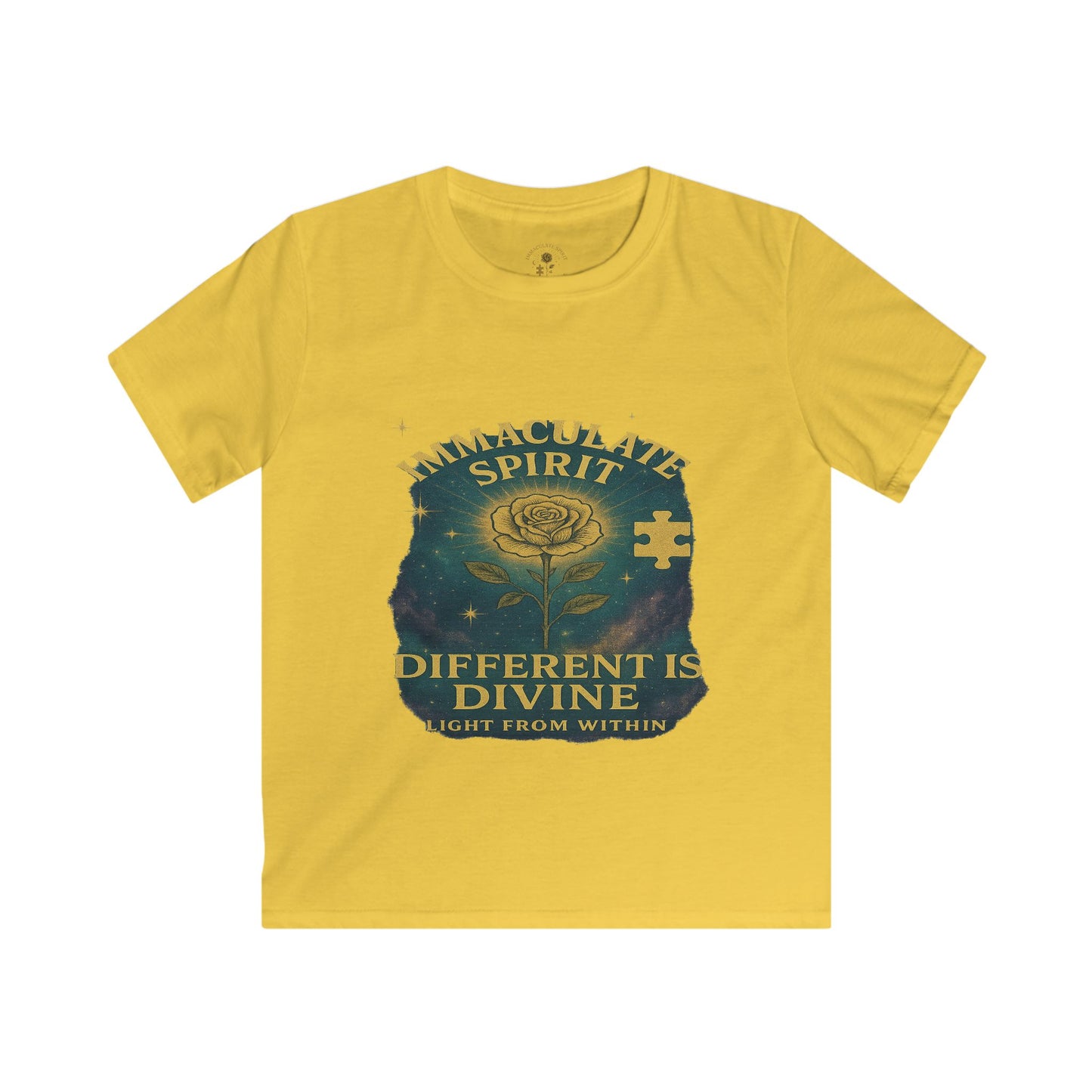 Kids Inspirational Tee - "Different is Divine" & "More Than I Appear"