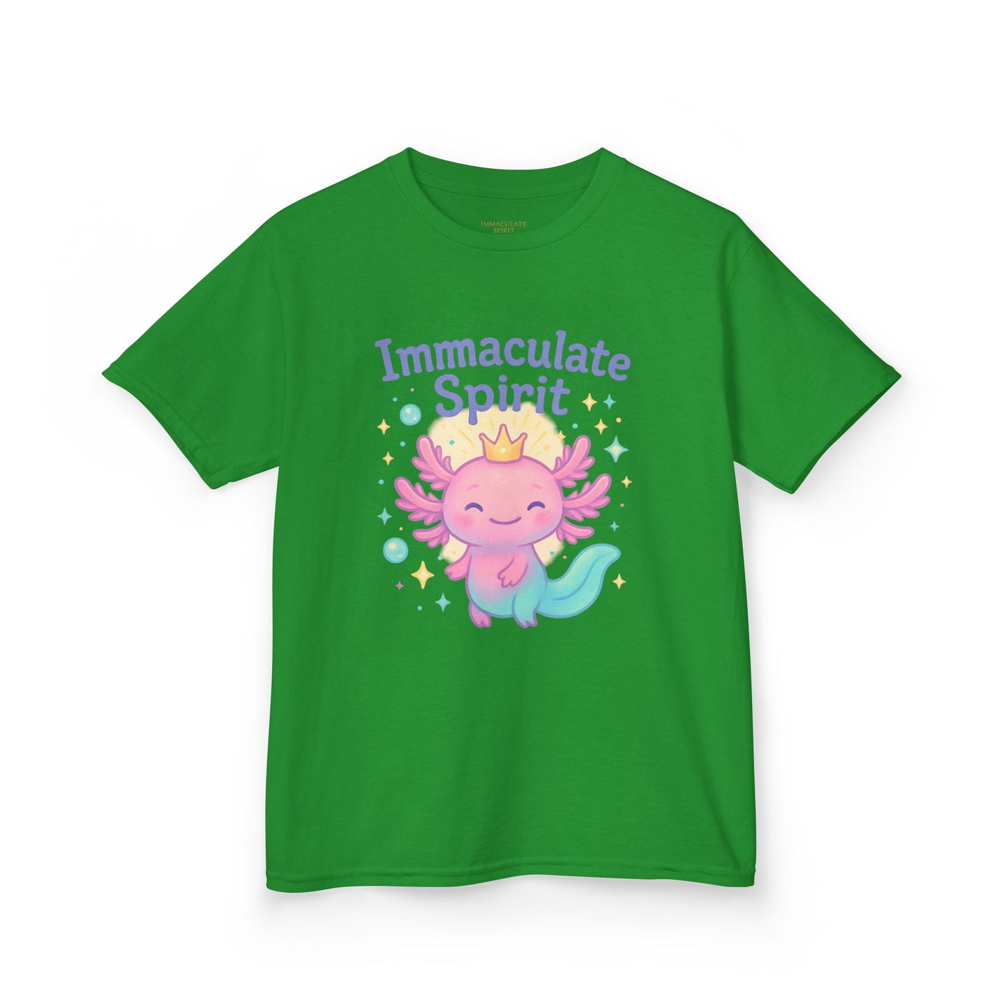 👑 “Crowned with Light” Kids Tee – Immaculate Spirit Collection