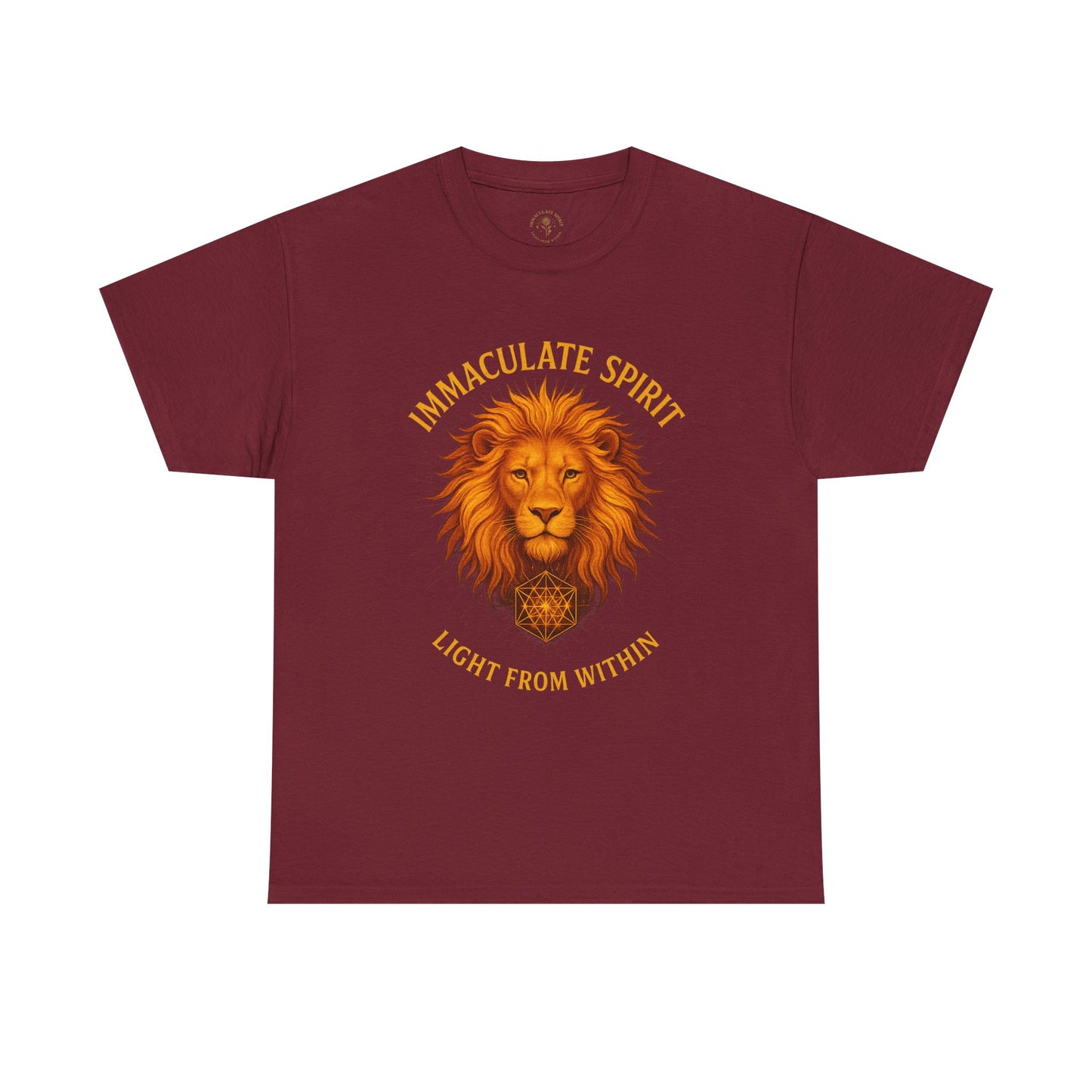 🦁 “No Fear” Tee – Immaculate Spirit Collection
