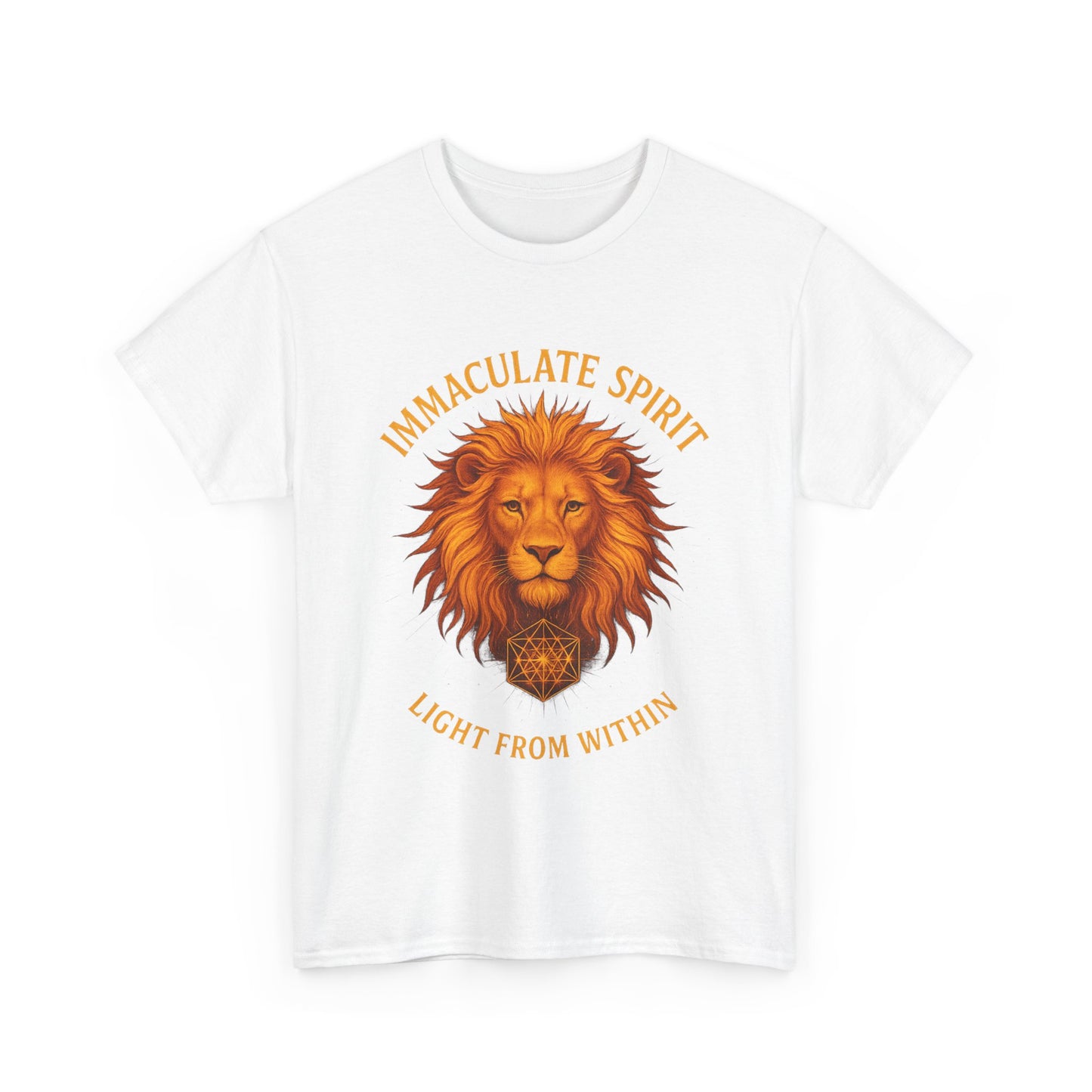 🦁 “No Fear” Tee – Immaculate Spirit Collection