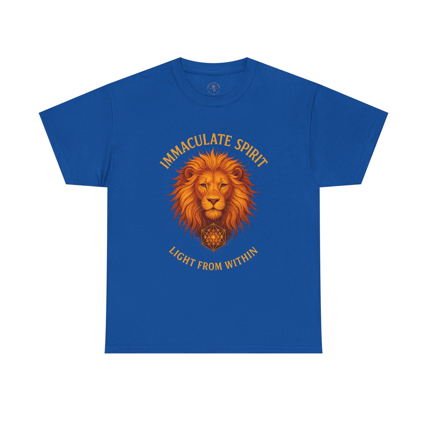 🦁 “No Fear” Tee – Immaculate Spirit Collection