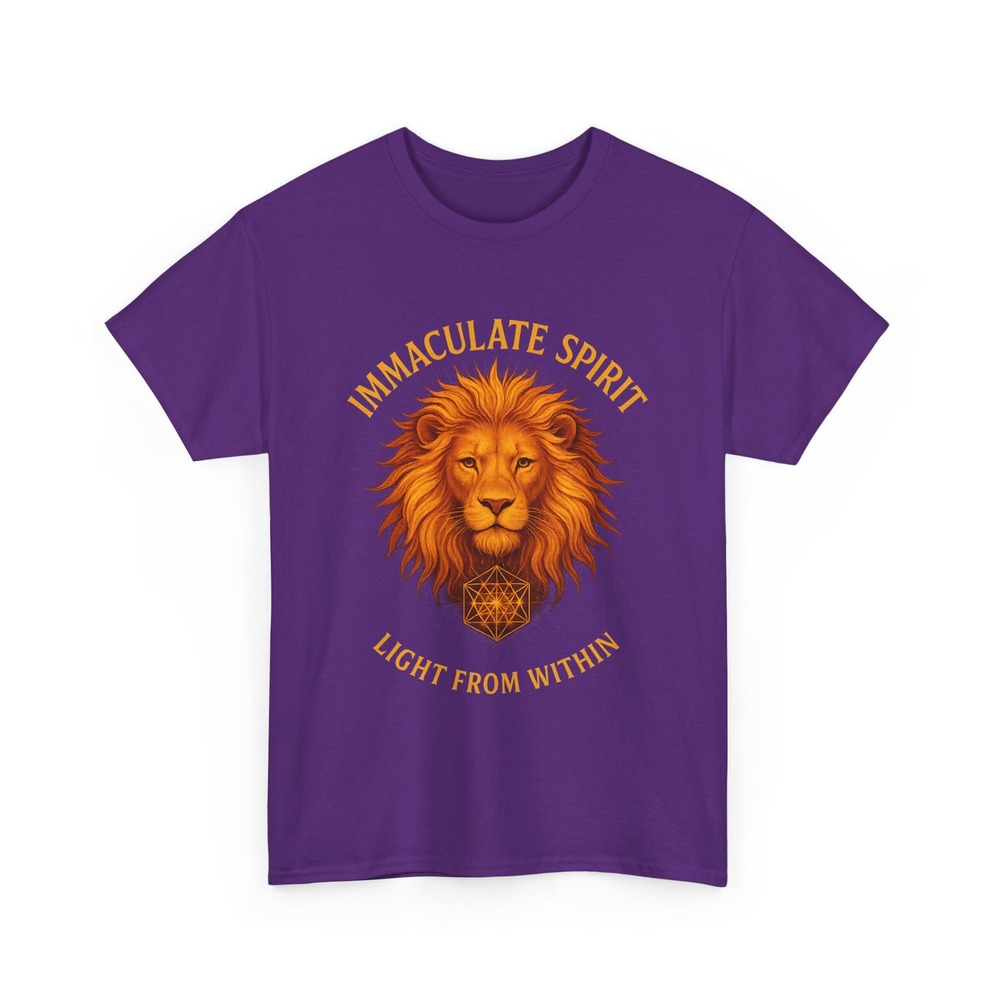 🦁 “No Fear” Tee – Immaculate Spirit Collection