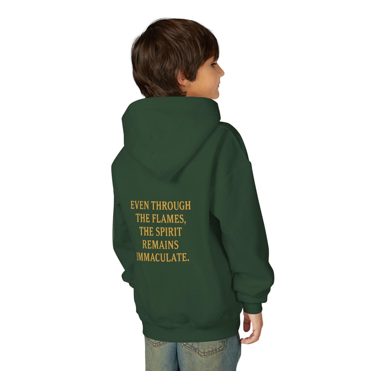 Immaculate Spirit Youth Hoodie - Cozy Hooded Sweatshirt for Kids