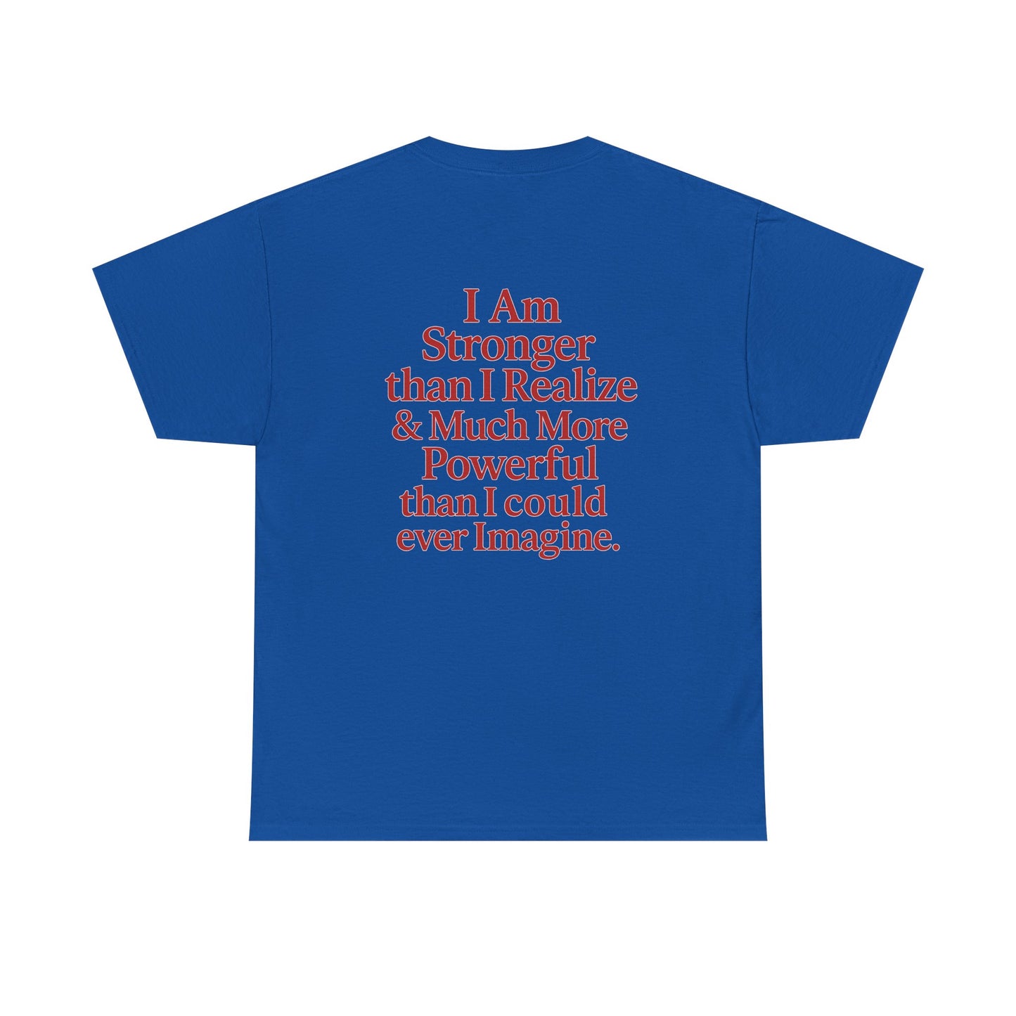 Inspirational Unisex Heavy Cotton Tee – "Let Love Grow" & Strength Quotes