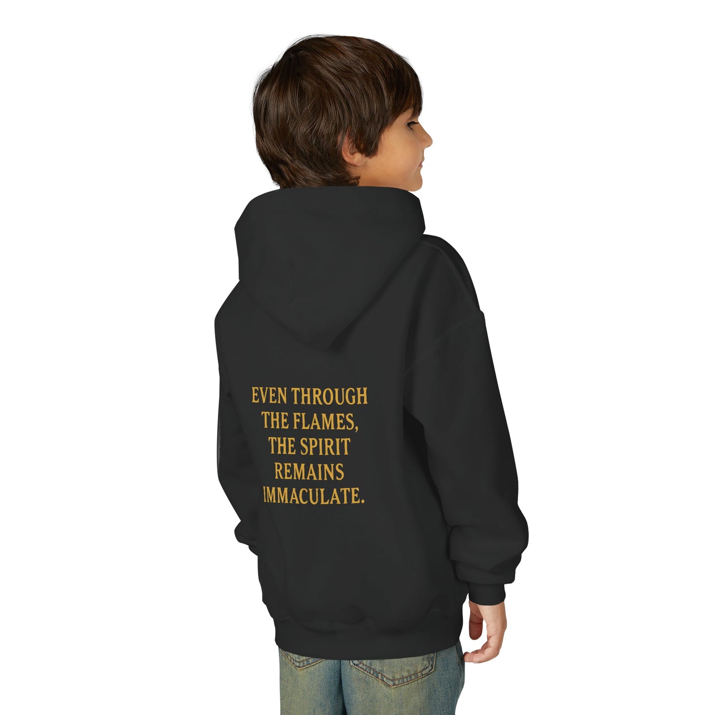 Immaculate Spirit Youth Hoodie - Cozy Hooded Sweatshirt for Kids