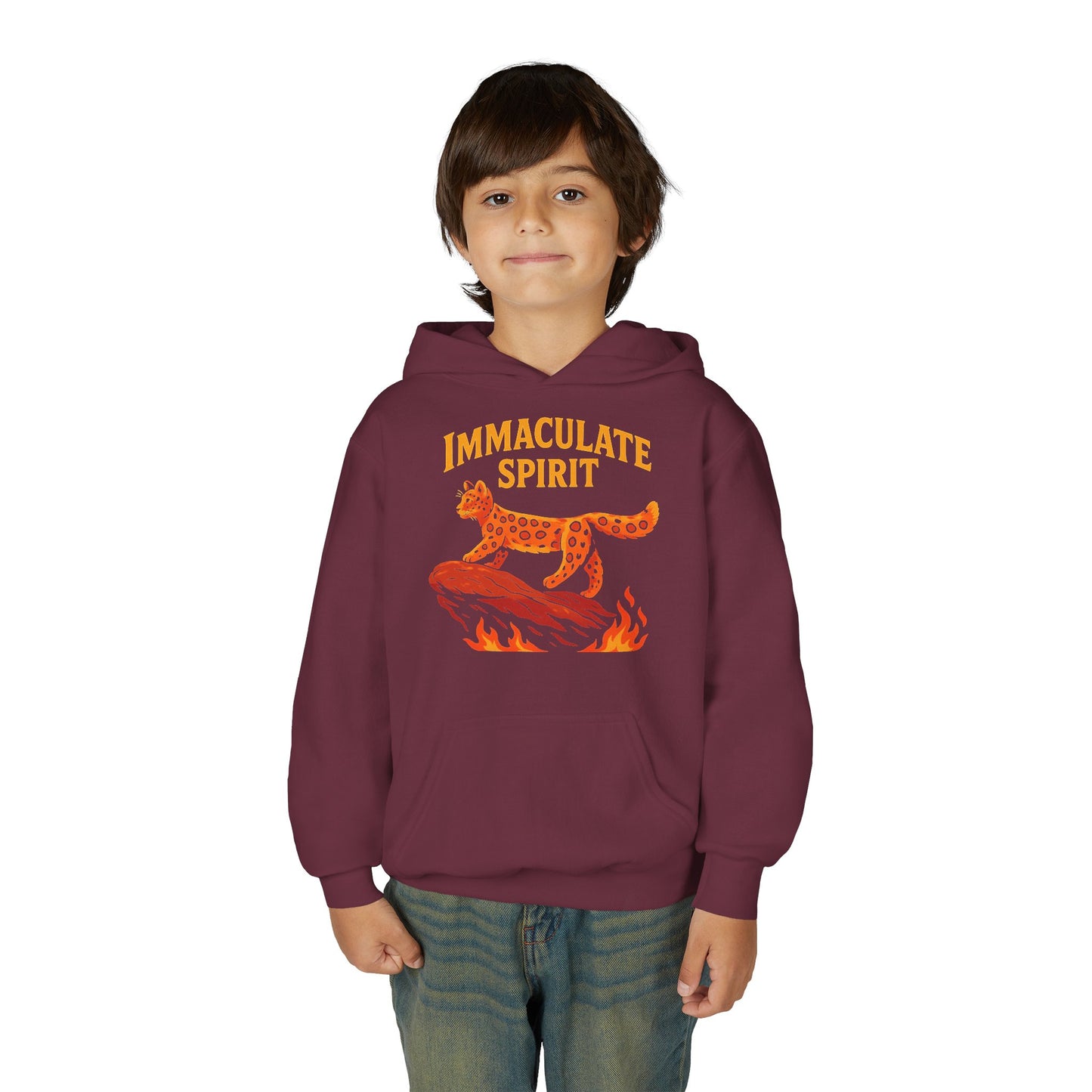 Immaculate Spirit Youth Hoodie - Cozy Hooded Sweatshirt for Kids