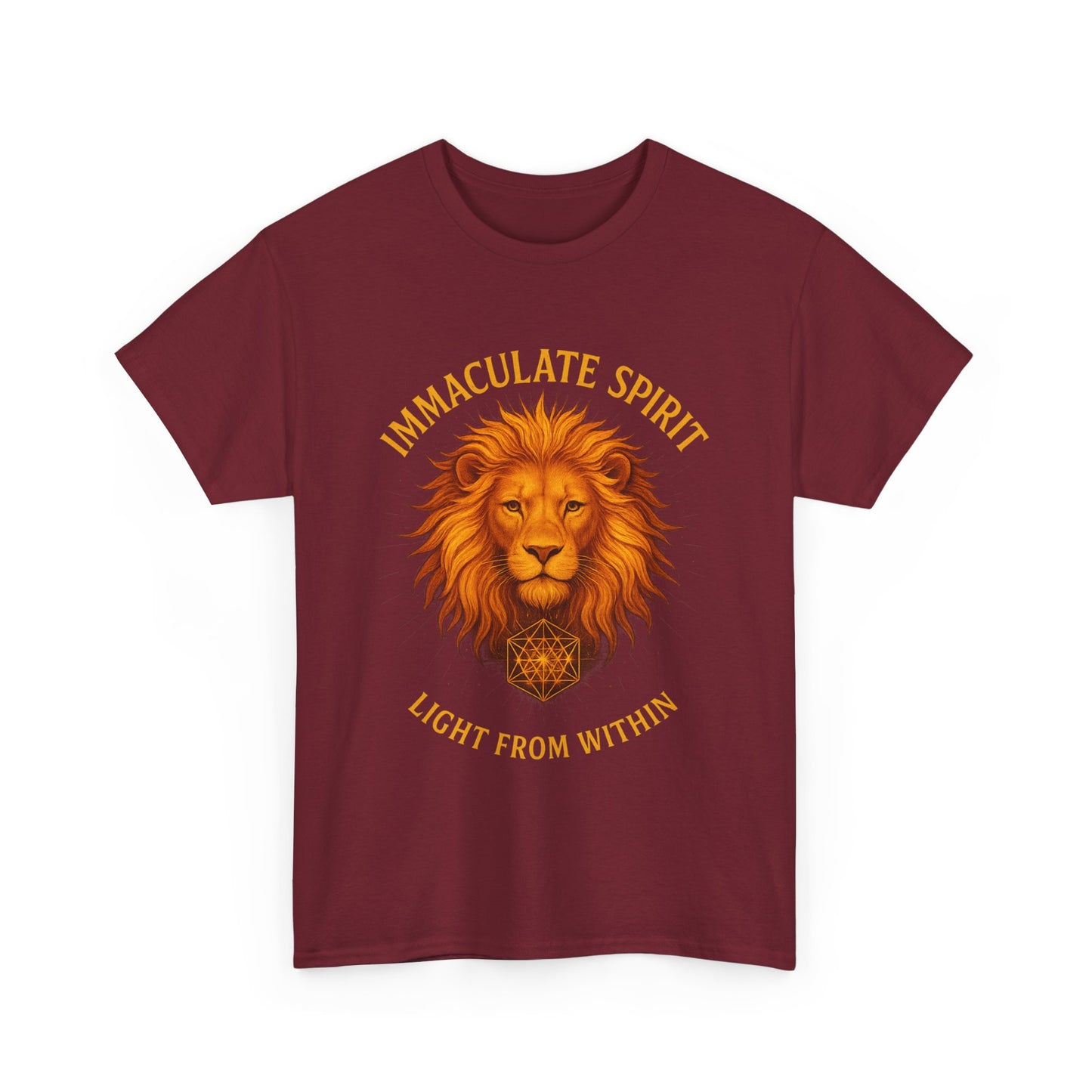 🦁 “No Fear” Tee – Immaculate Spirit Collection