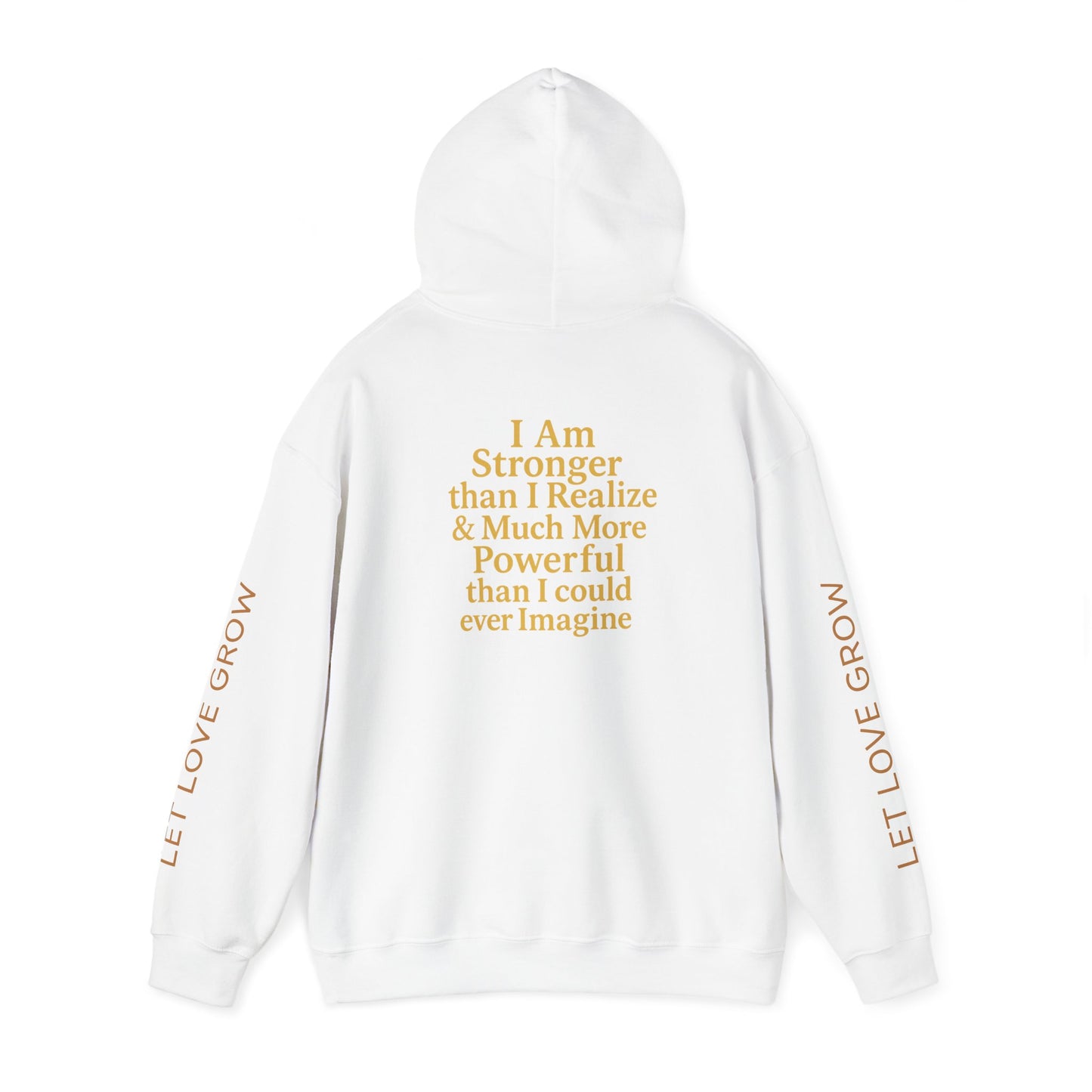 Let Love Grow — Strength & Power Hoodie 🌹