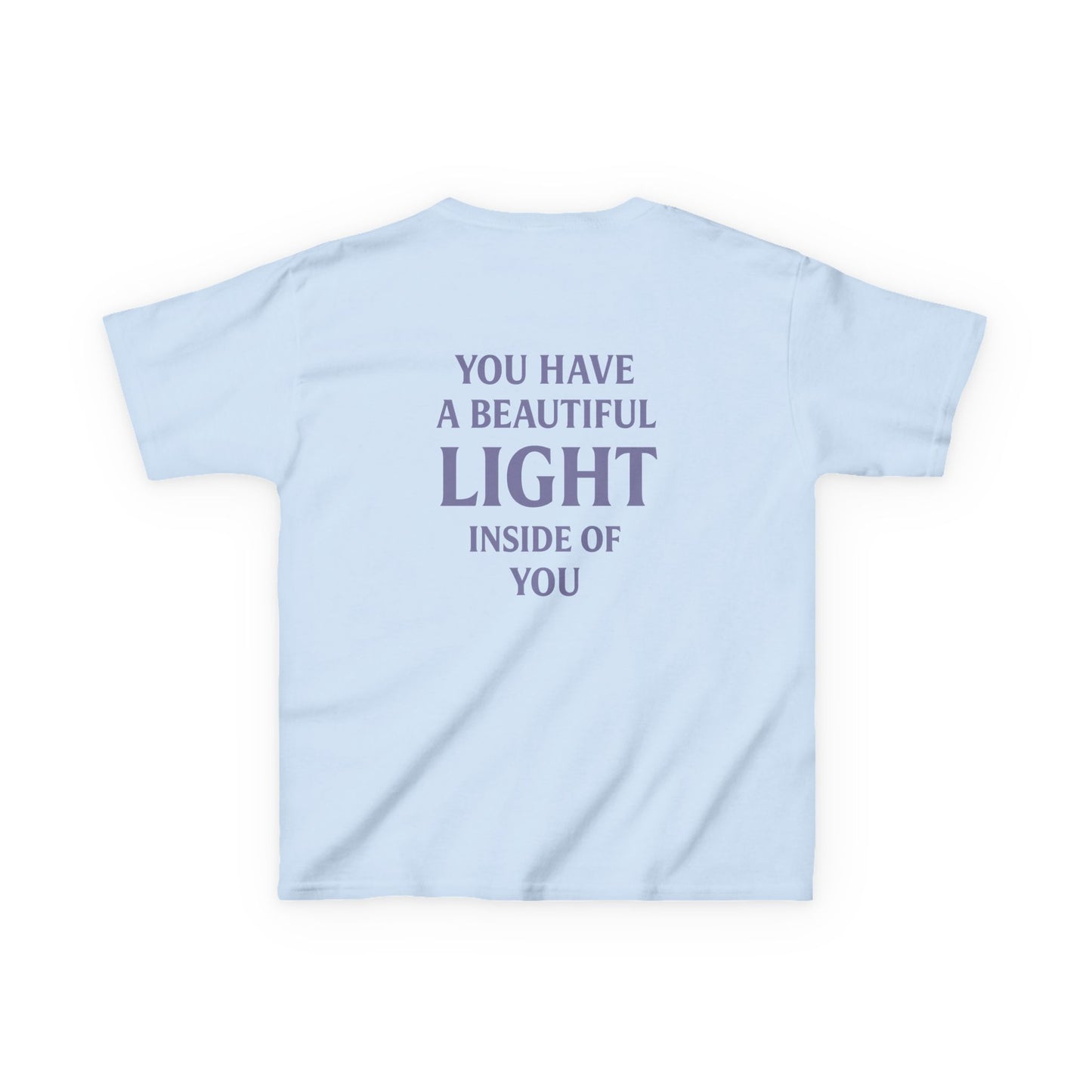 👑 “Crowned with Light” Kids Tee – Immaculate Spirit Collection