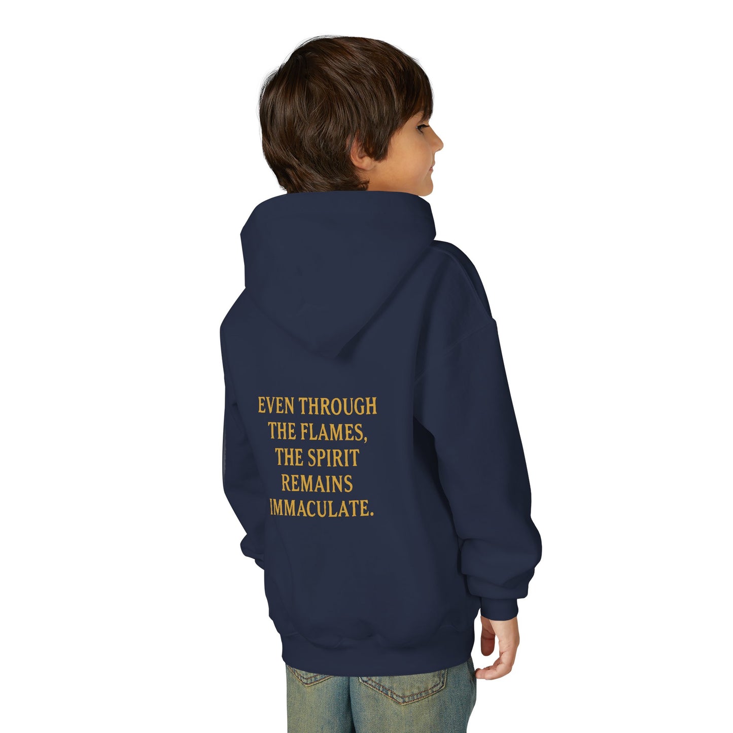 Immaculate Spirit Youth Hoodie - Cozy Hooded Sweatshirt for Kids