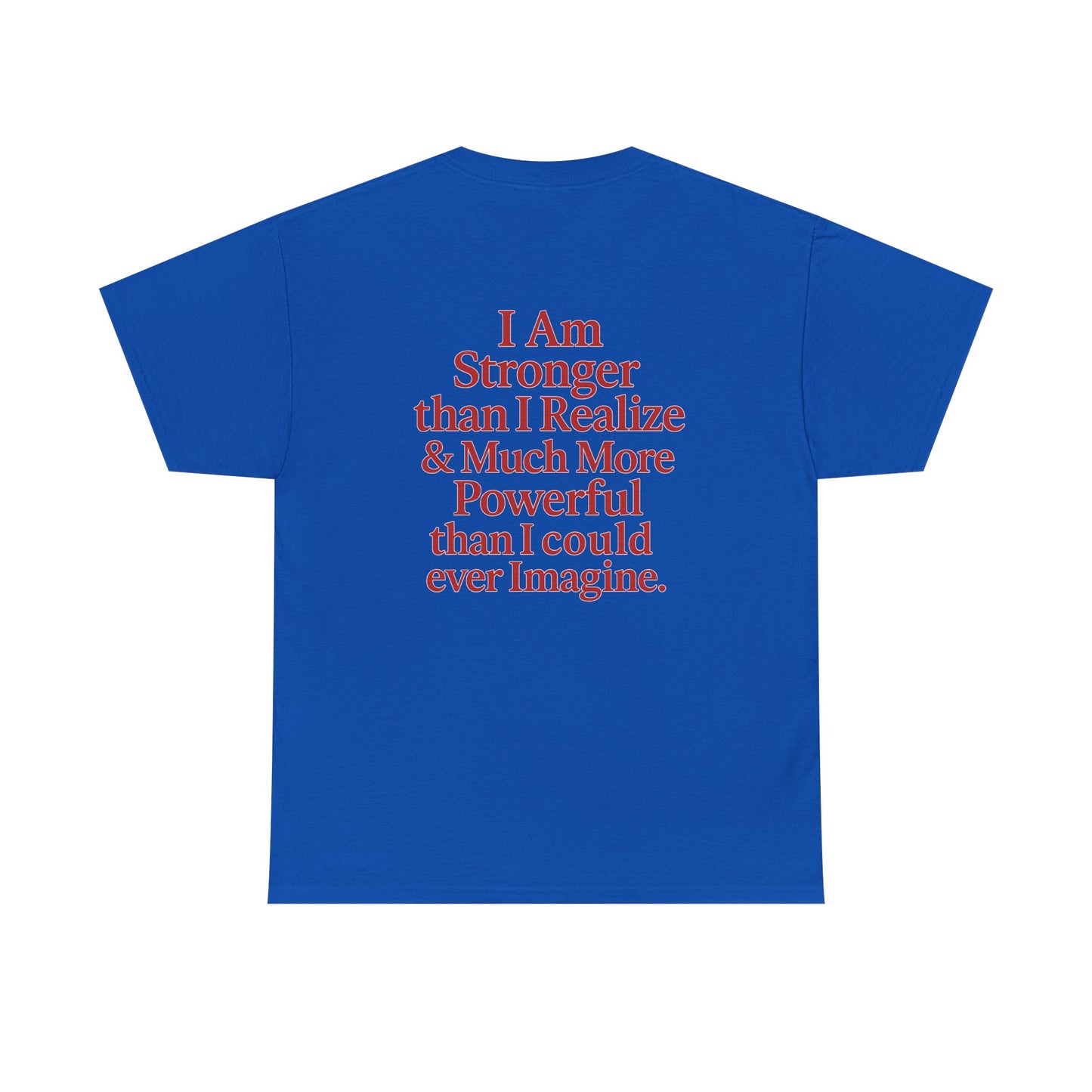 Inspirational Unisex Heavy Cotton Tee – "Let Love Grow" & Strength Quotes