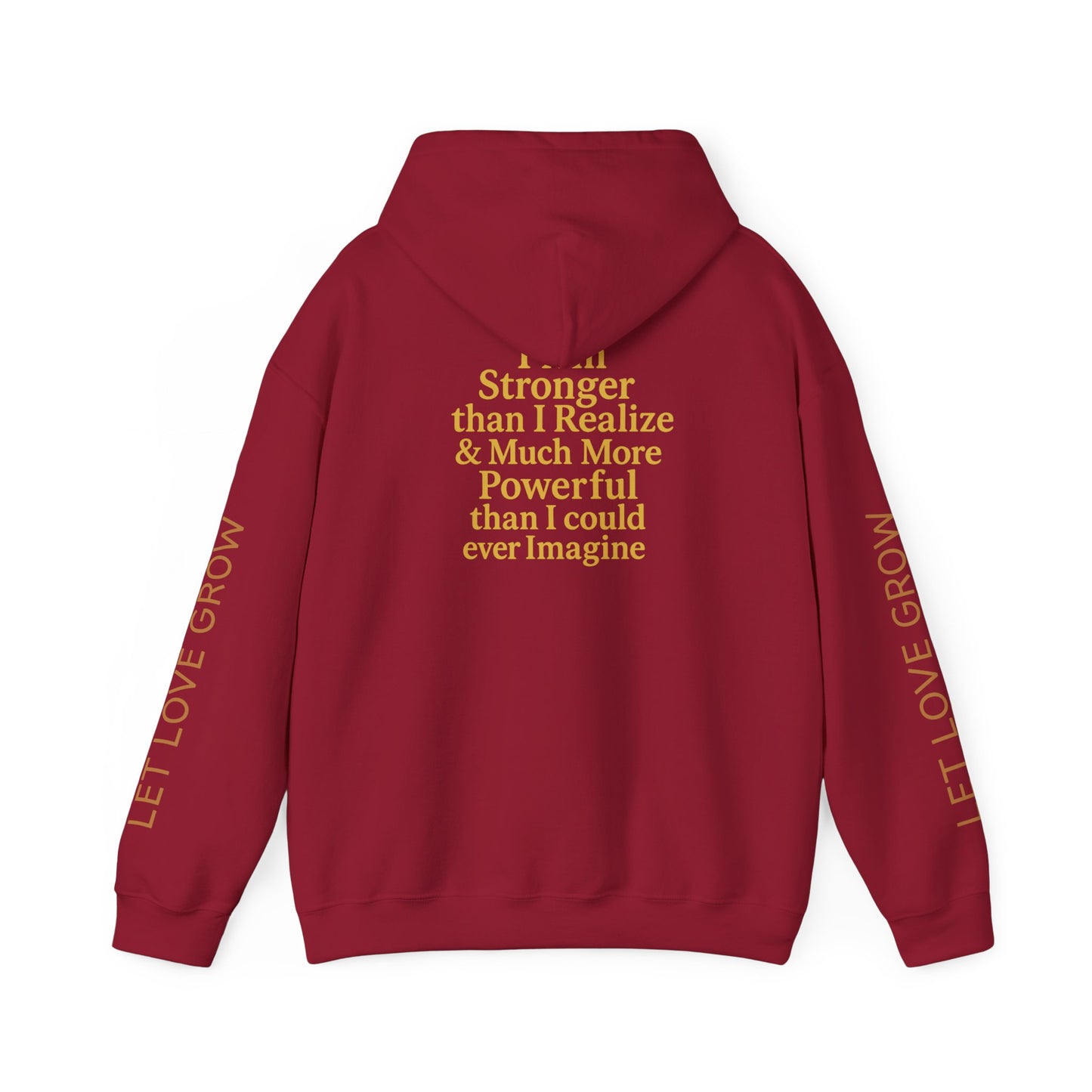 Let Love Grow — Strength & Power Hoodie 🌹