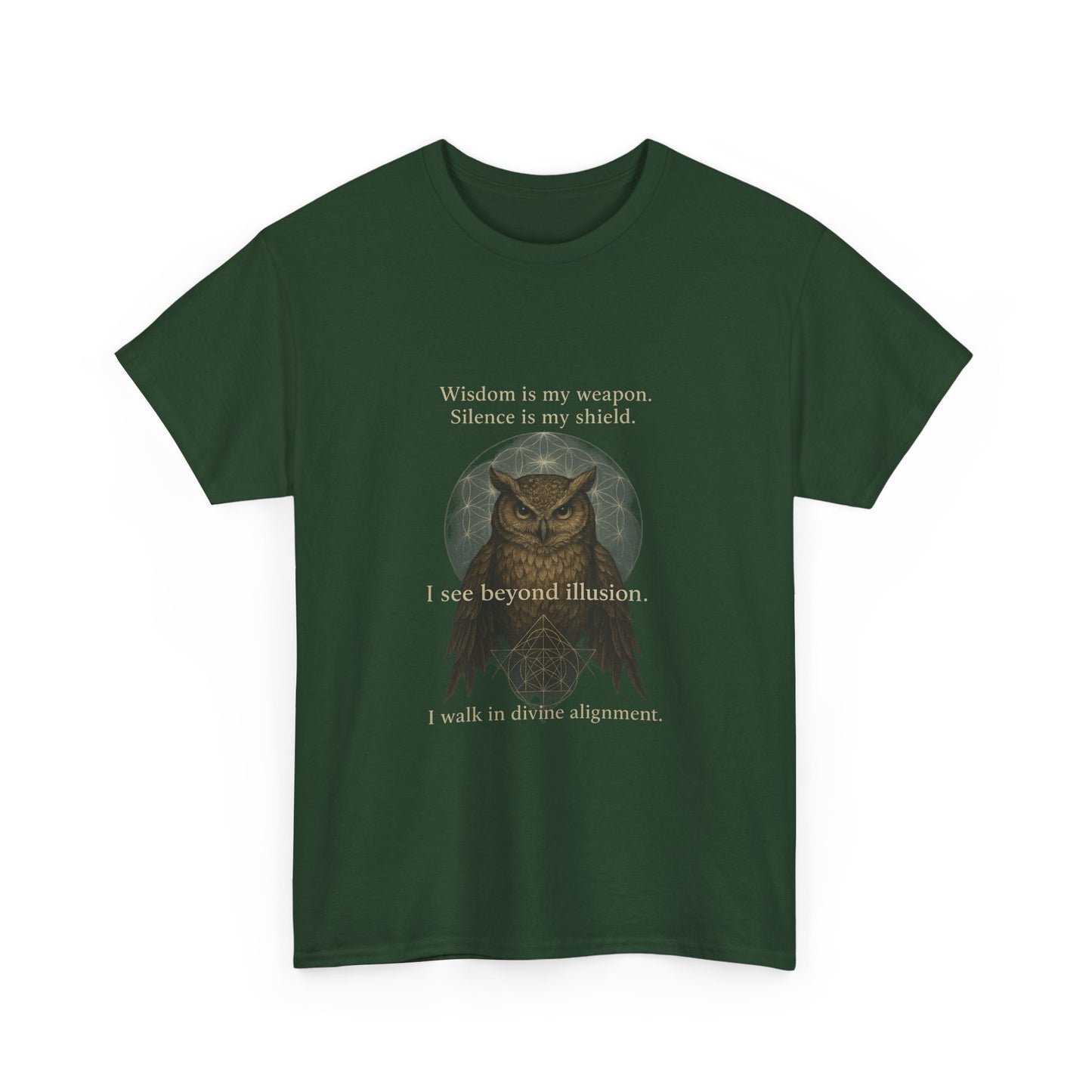 I Divine Alignment — Wisdom Tee 🦉