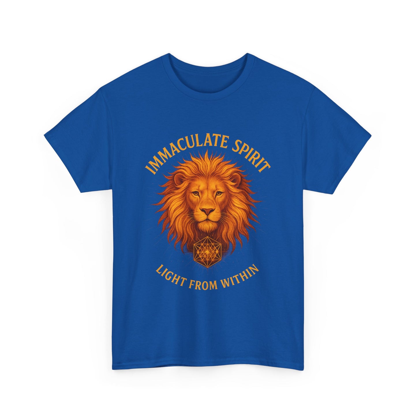 🦁 “No Fear” Tee – Immaculate Spirit Collection