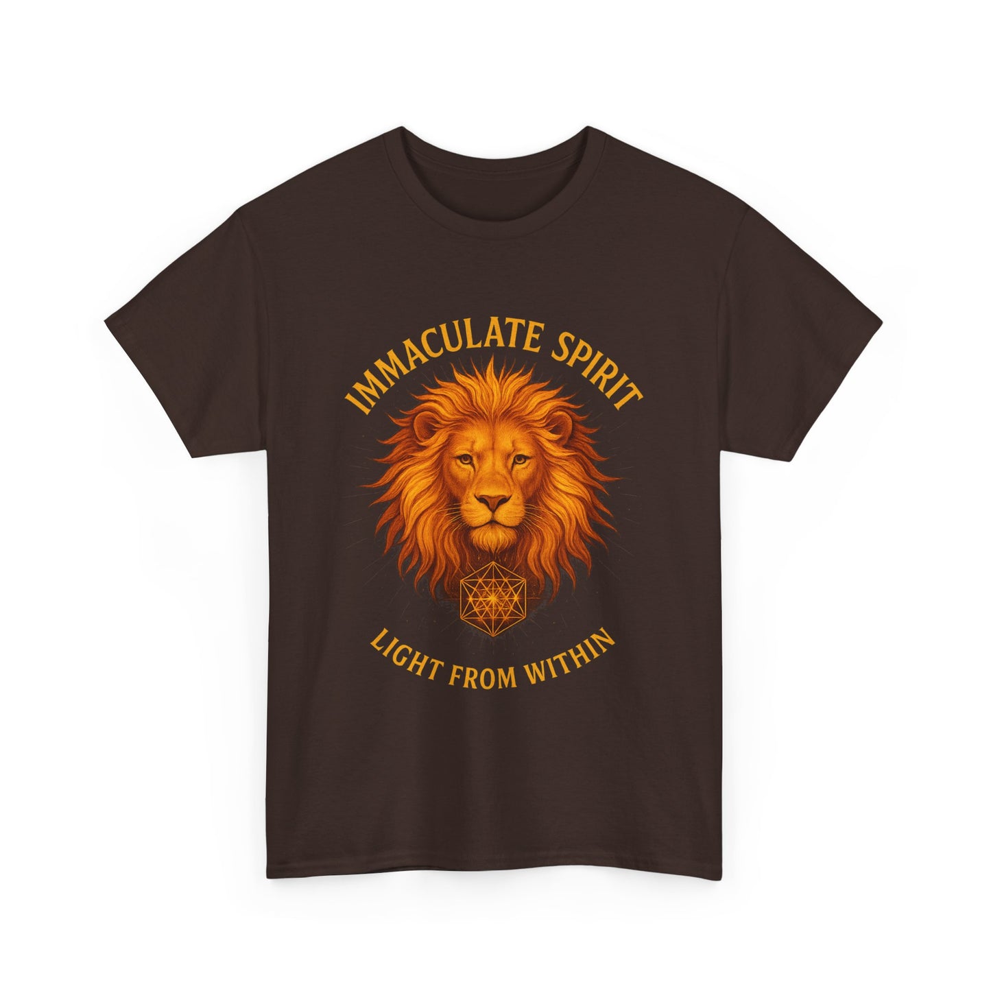 🦁 “No Fear” Tee – Immaculate Spirit Collection