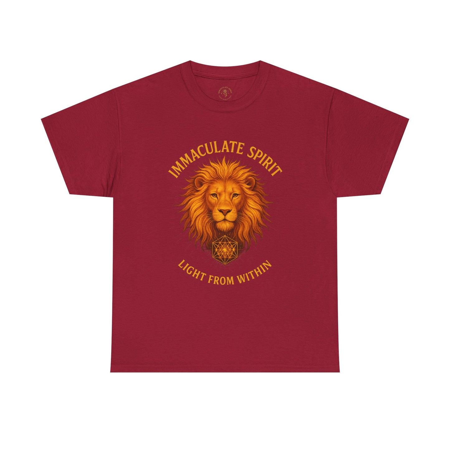 🦁 “No Fear” Tee – Immaculate Spirit Collection
