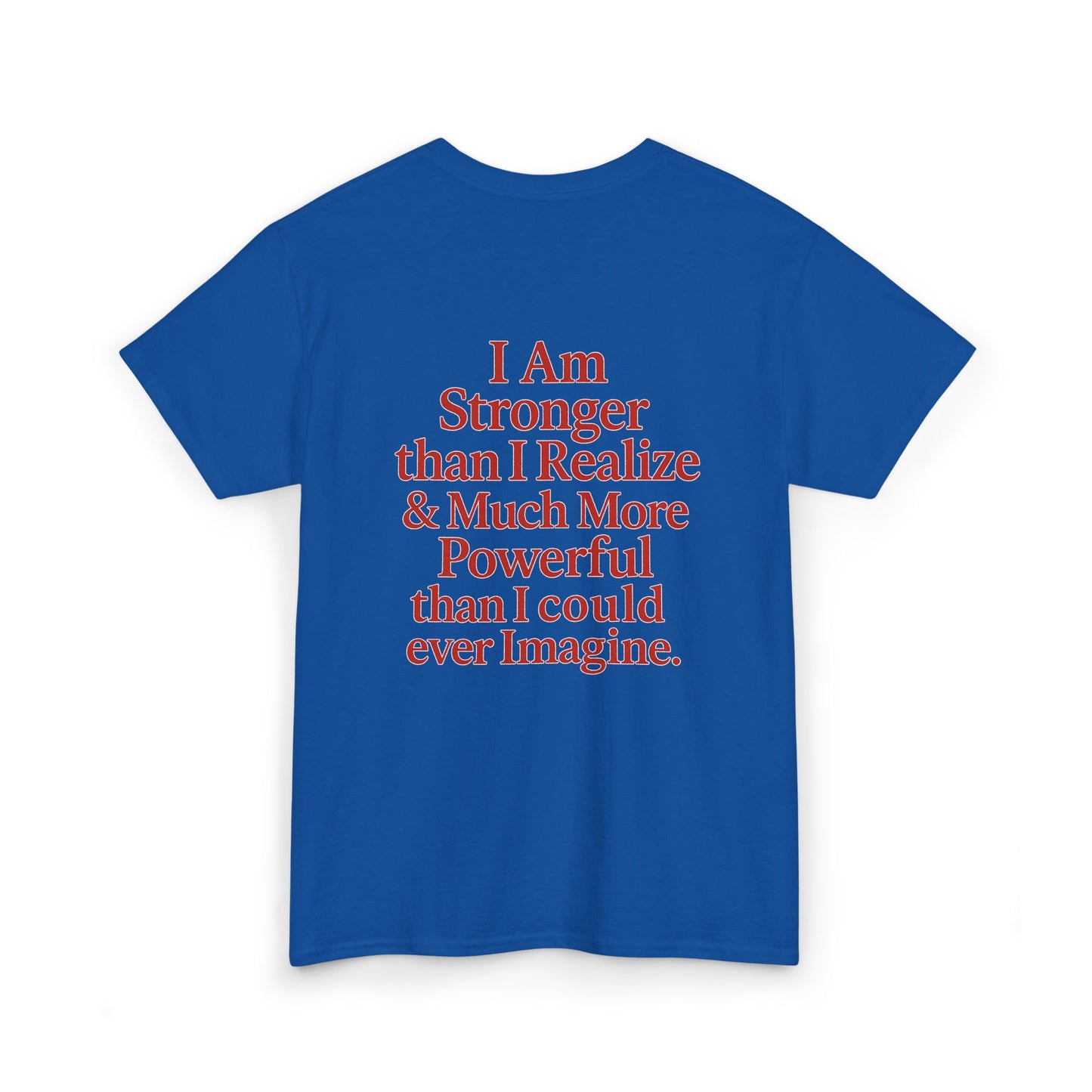 Inspirational Unisex Heavy Cotton Tee – "Let Love Grow" & Strength Quotes