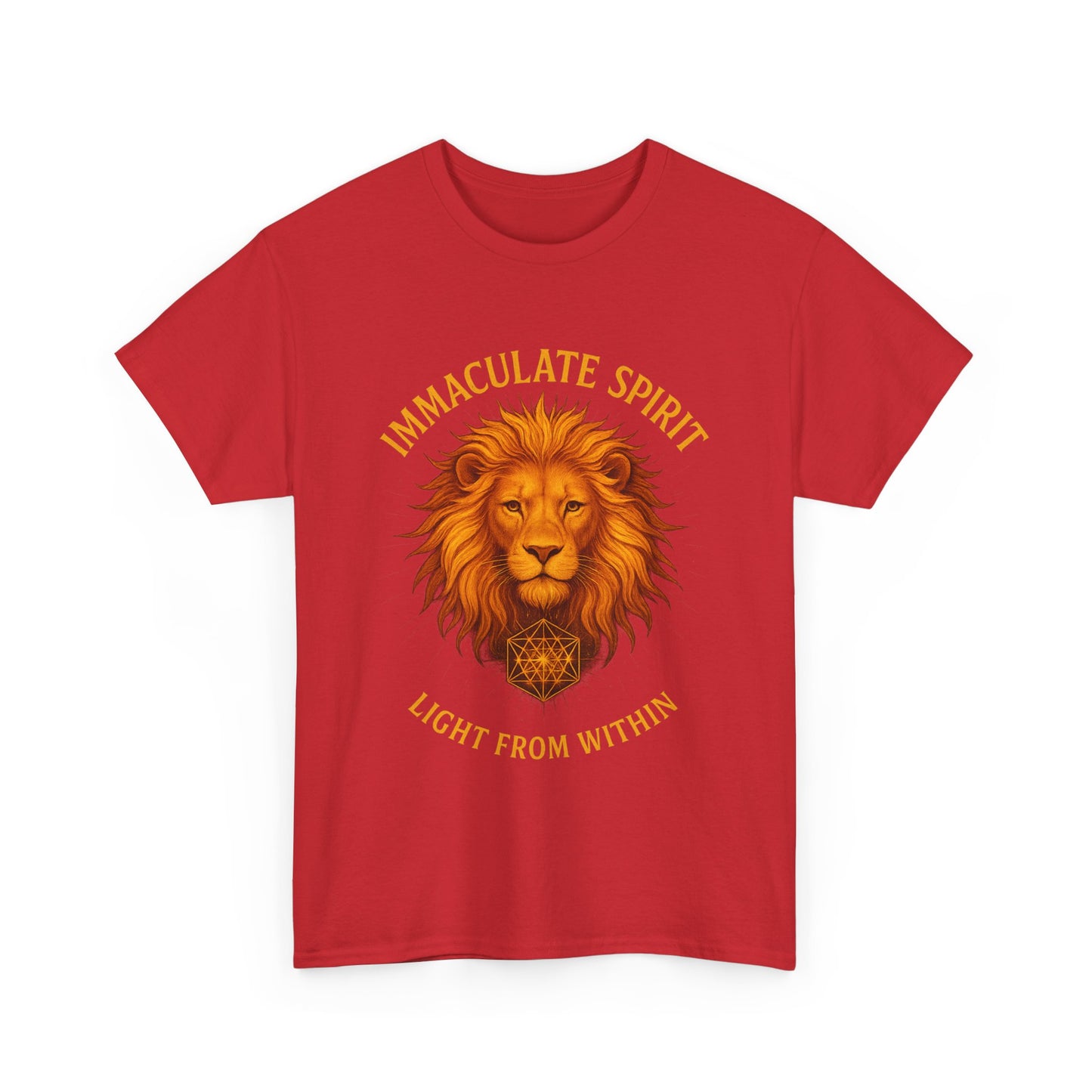 🦁 “No Fear” Tee – Immaculate Spirit Collection