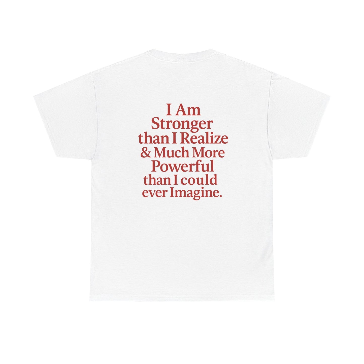 Inspirational Unisex Heavy Cotton Tee – "Let Love Grow" & Strength Quotes