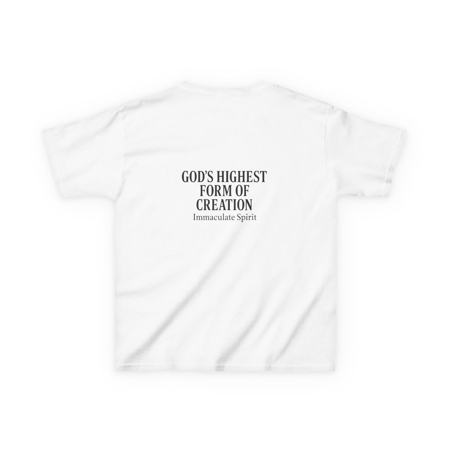 Rose Design Kids Heavy Cotton Tee