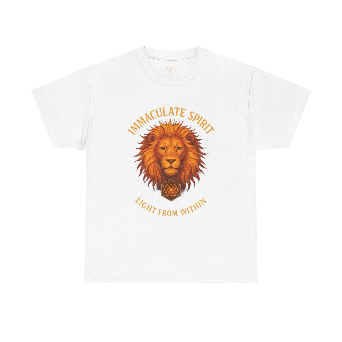 🦁 “No Fear” Tee – Immaculate Spirit Collection