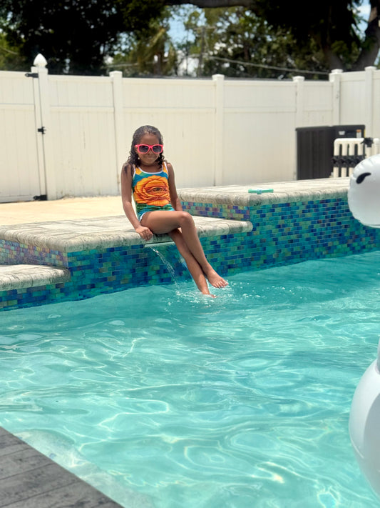 Let Love Grow — Kids Swimsuit